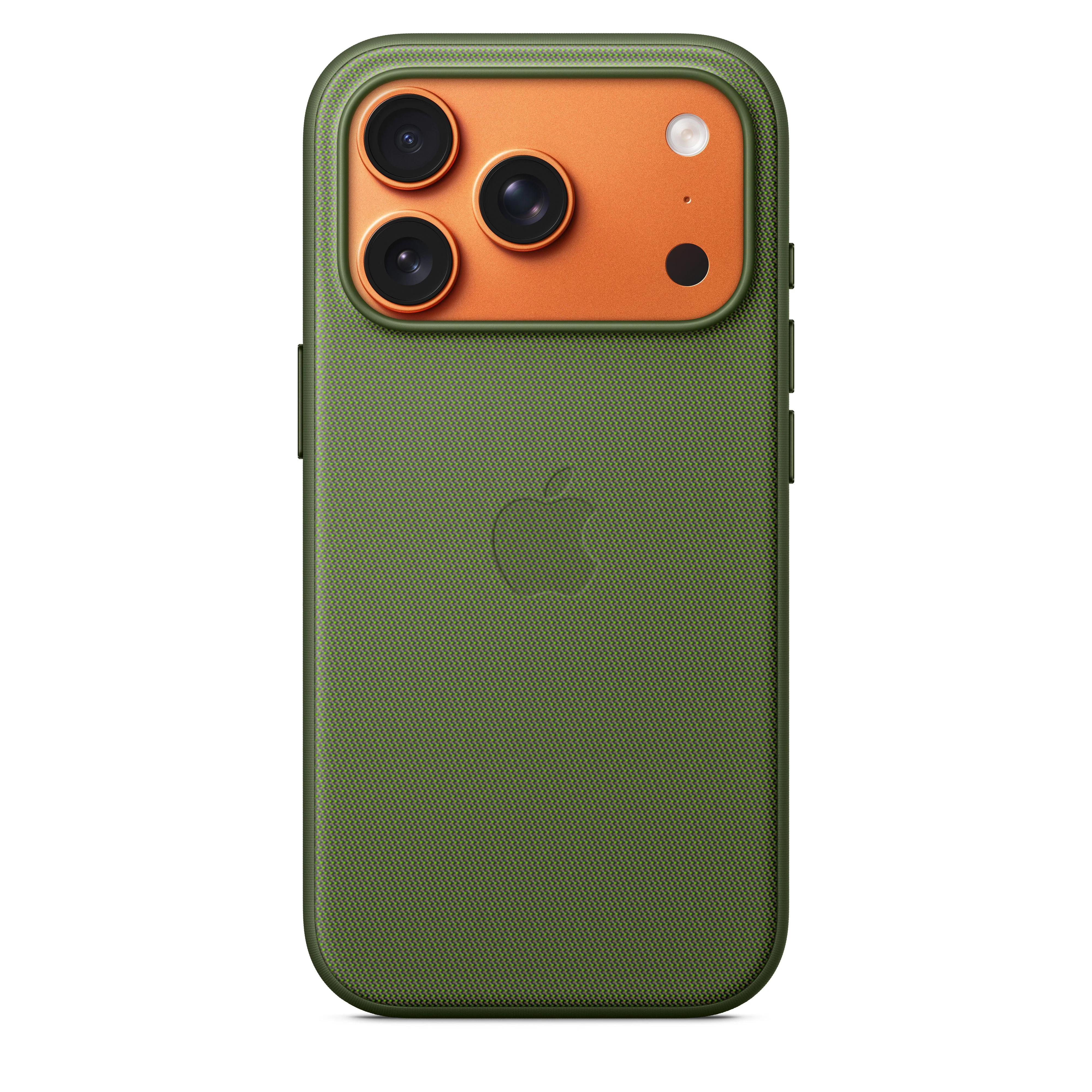 Apple iPhone 15 Pro with Green Case
