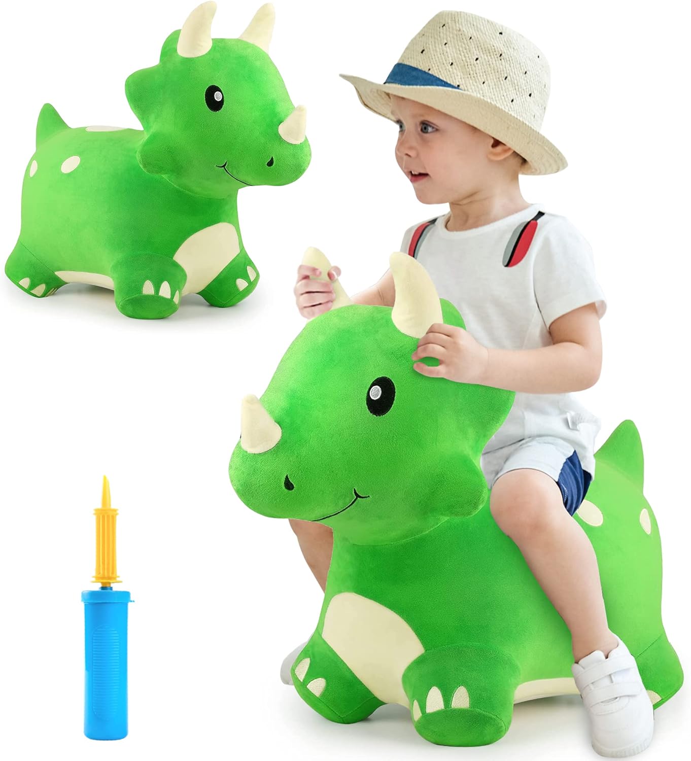Green Dinosaur Hopper Toy