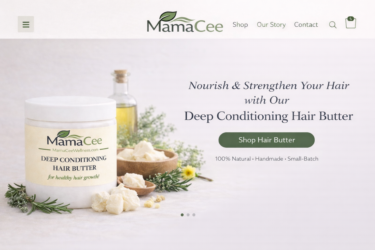 MamaCee Deep Conditioning Hair Butter