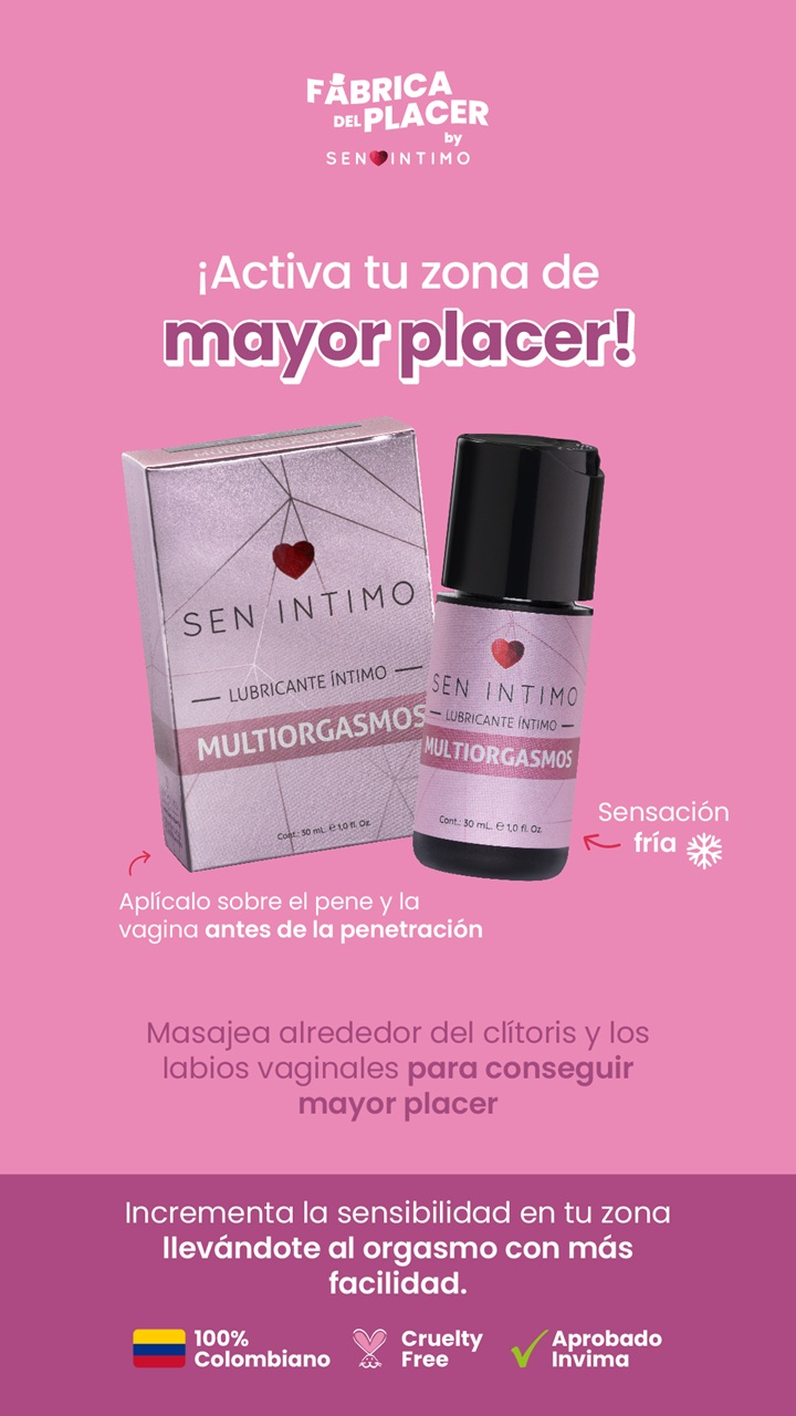 Lubricante Íntimo Multiorgasmos x 30 ml by Sen Íntimo