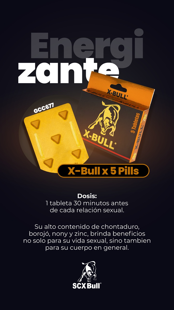 Energizante X-Bull x 5 Pastillas