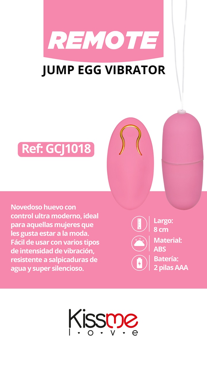 Huevo Vibrador a Control Remoto