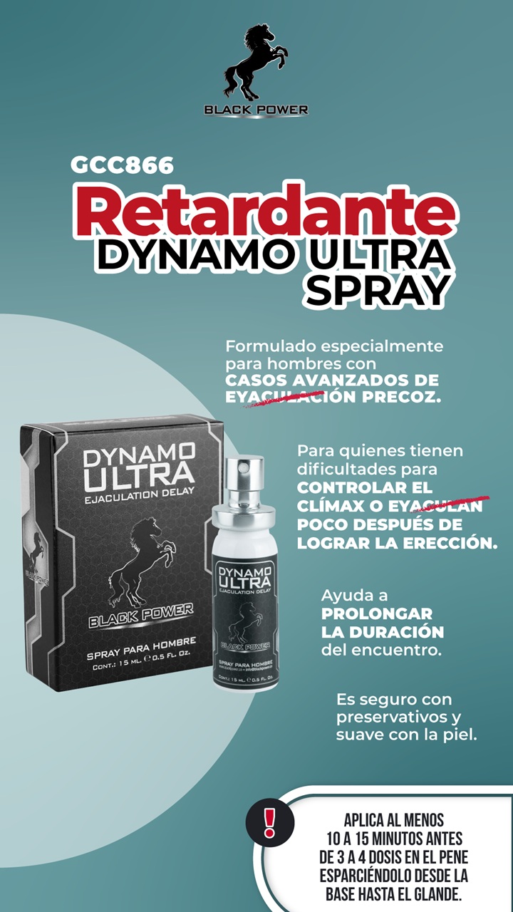 Retardante Dynamo Ultra Spray x 15 ml by Black Power
