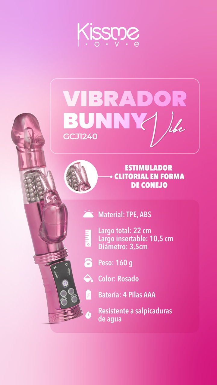 Vibrador Doble Estimulación Bunny Vibe