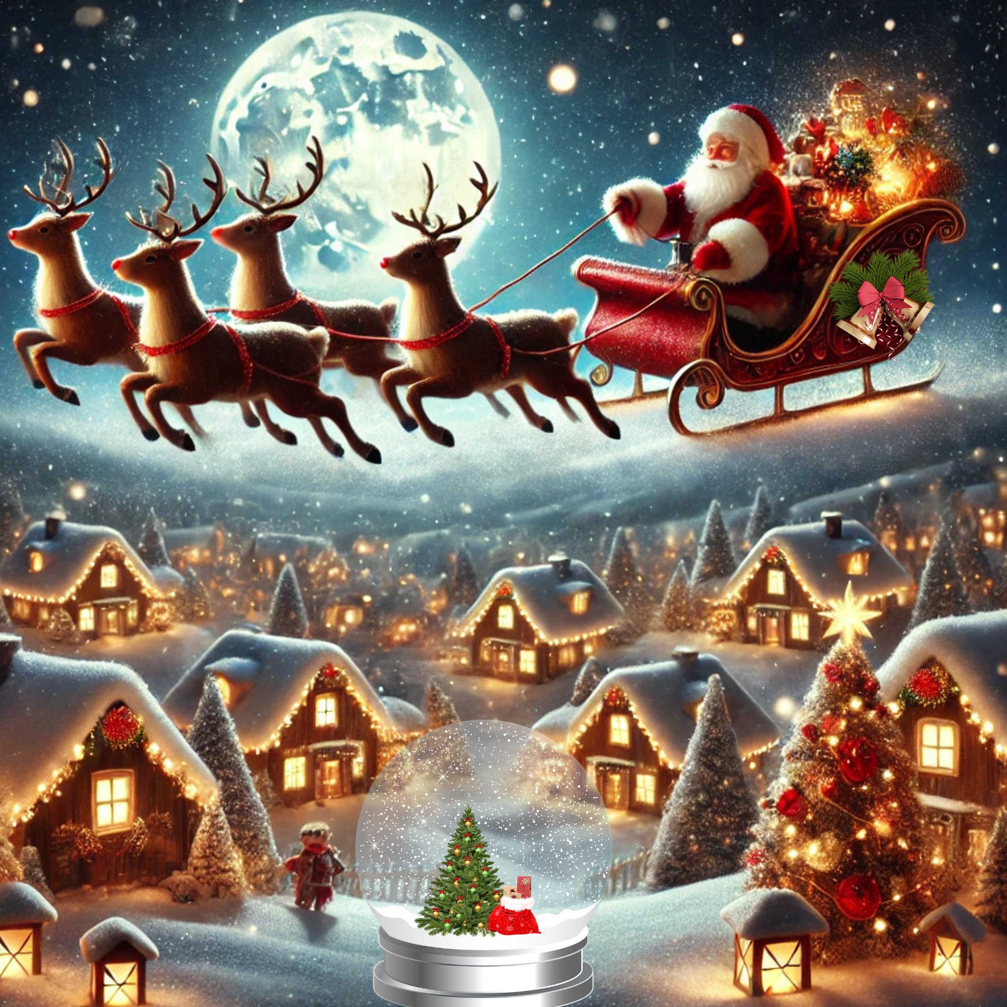 Snowflakes, Reindeer, and Christmas Dreams for Kids