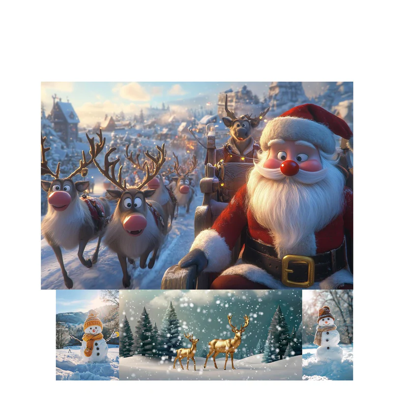 The Reindeer Who Couldn't Stop Laughing