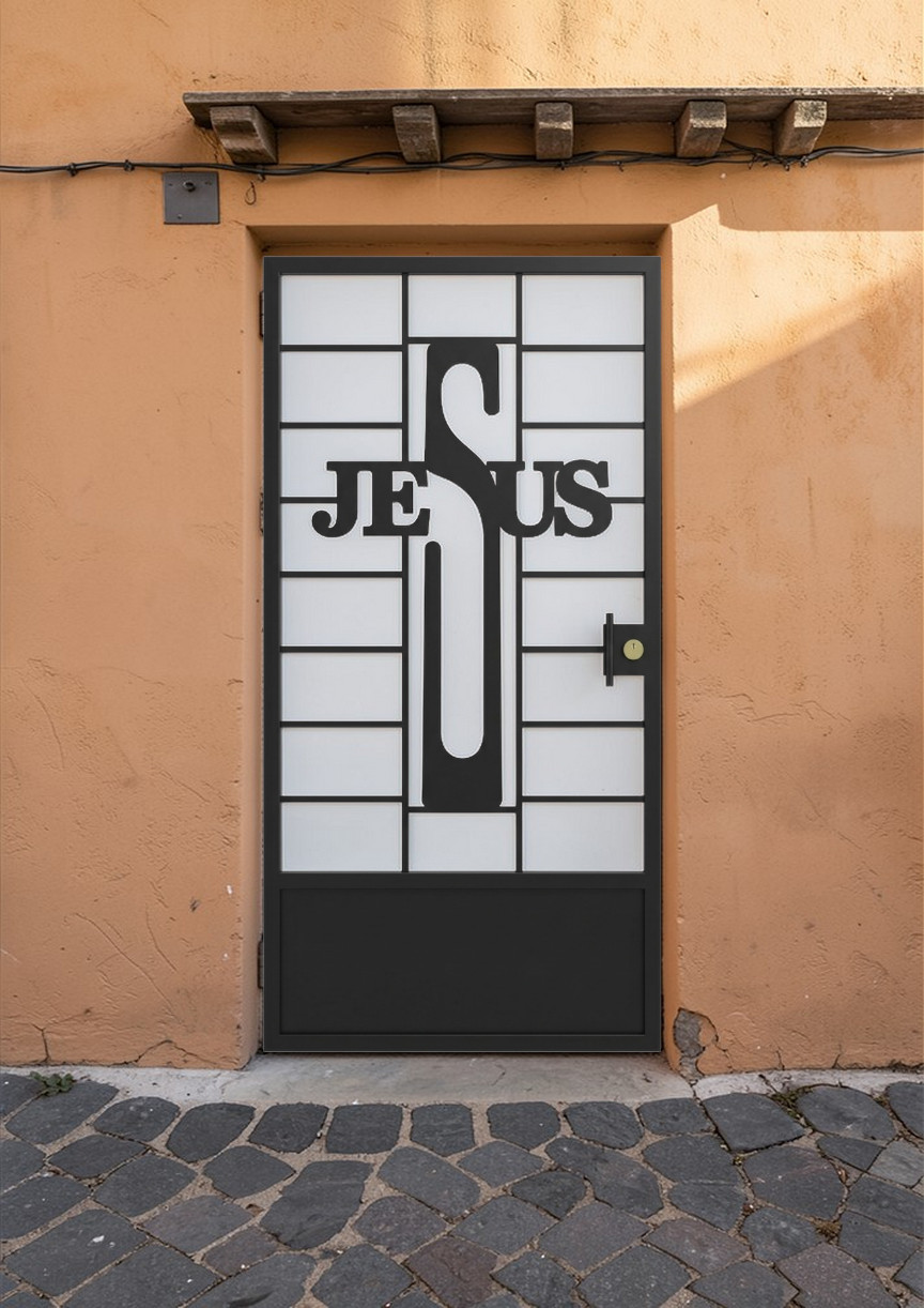 Puerta LUX 120 – Diseño moderno con corte decorativo