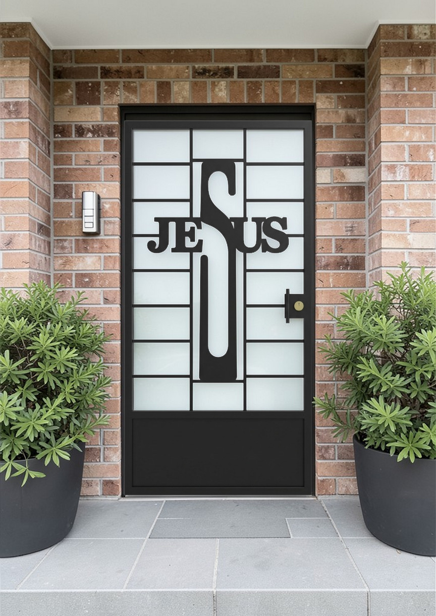 Puerta LUX 120 – Diseño moderno con corte decorativo