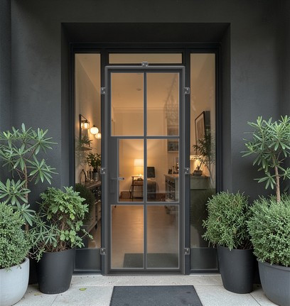 Puerta Premium 602 – Diseño moderno minimalista con vidrio