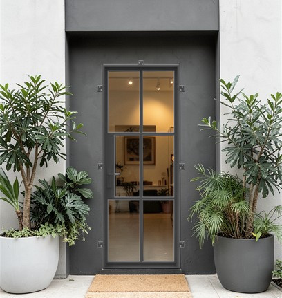 Puerta Premium 602 – Diseño moderno minimalista con vidrio