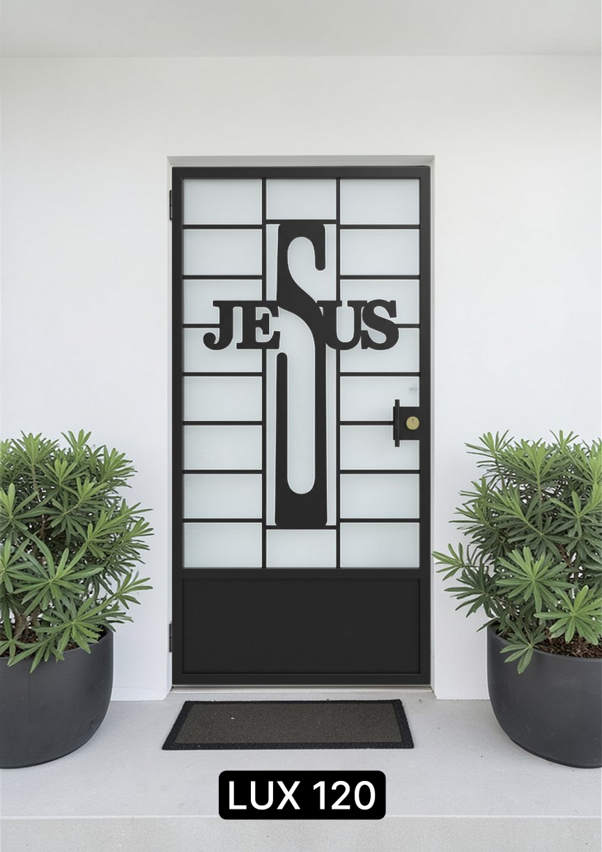 Puerta LUX 120 – Diseño moderno con corte decorativo