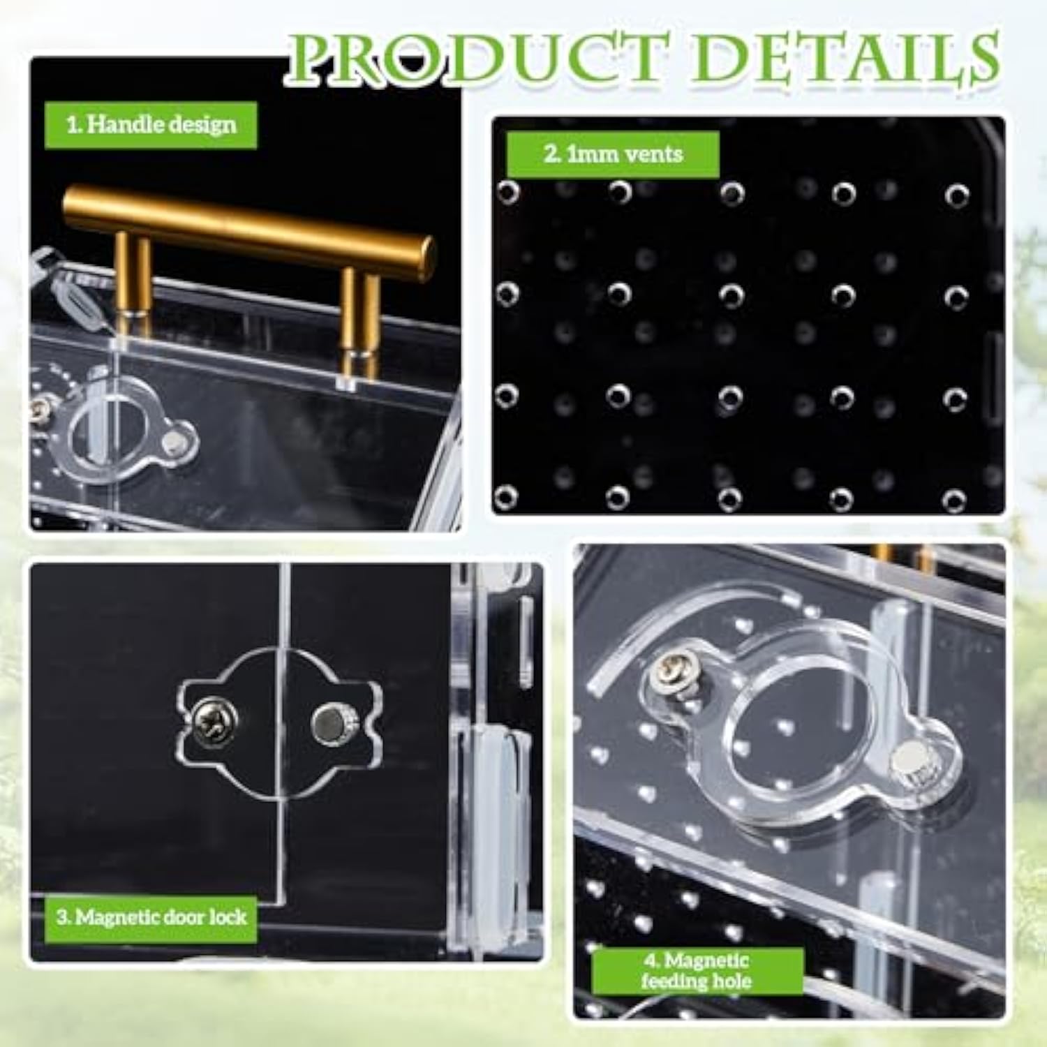 Portable Acrylic Insect Breeding Box