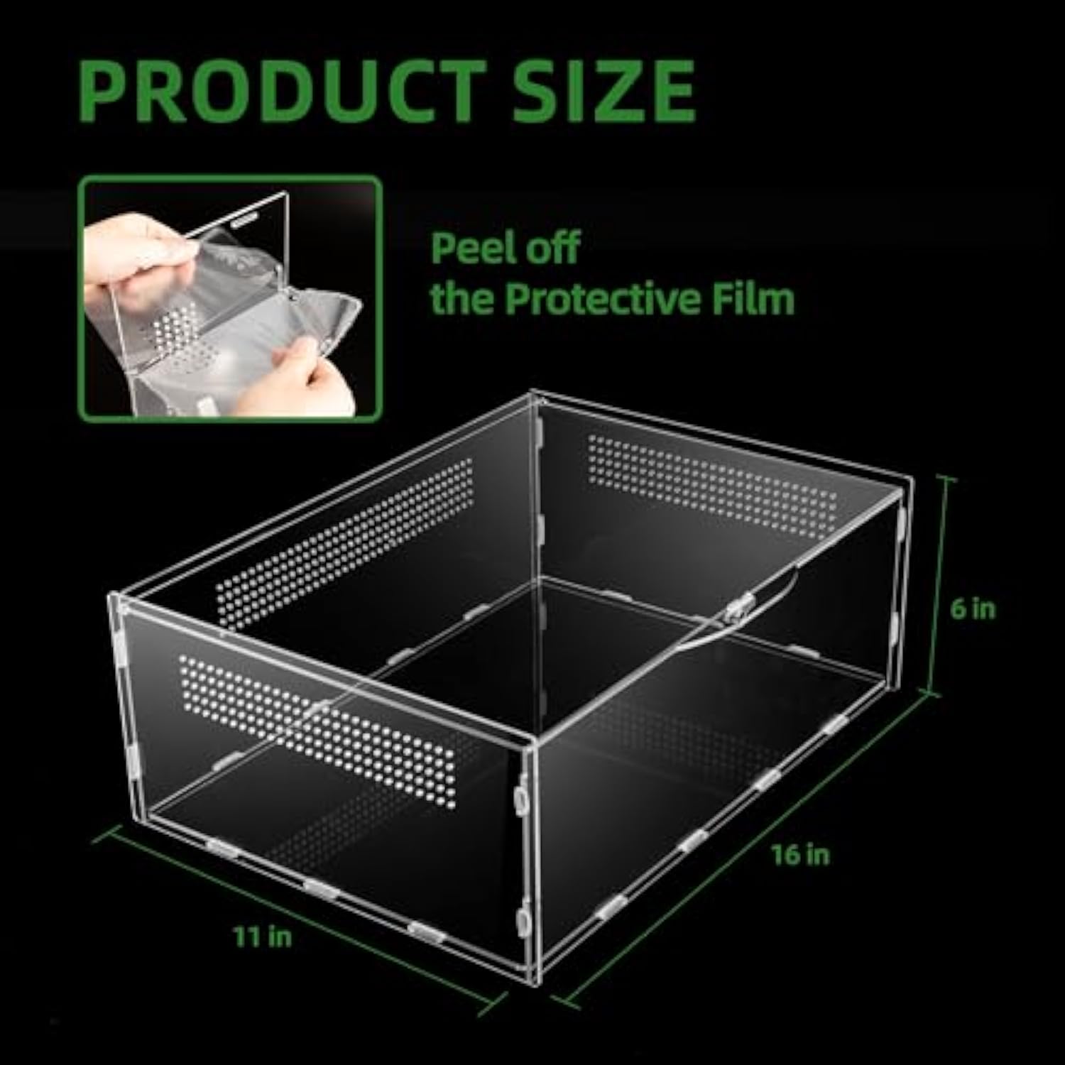 Miniature Habitat Folding Jumping Spider Enclosure 