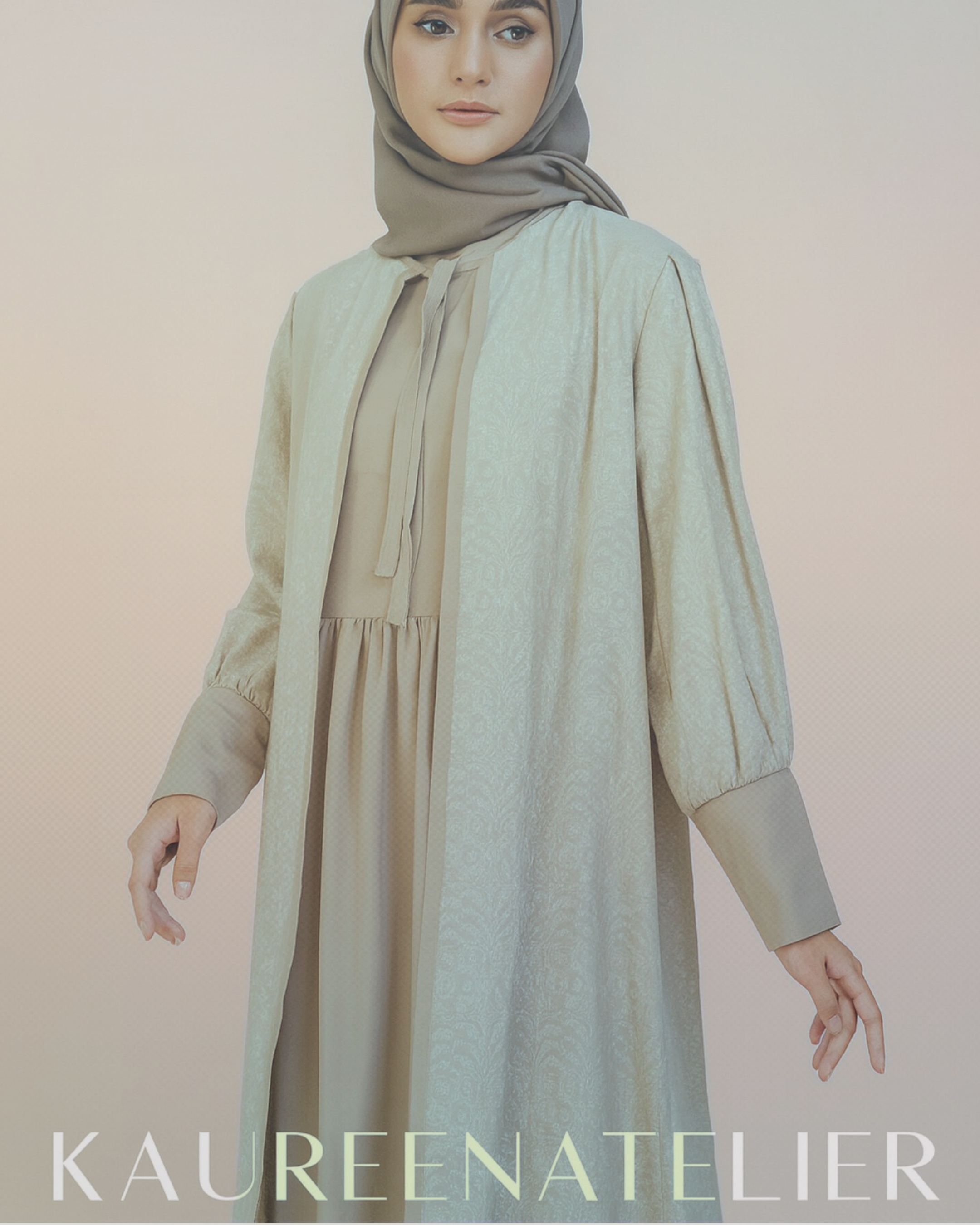 Gaun Abaya Modest
