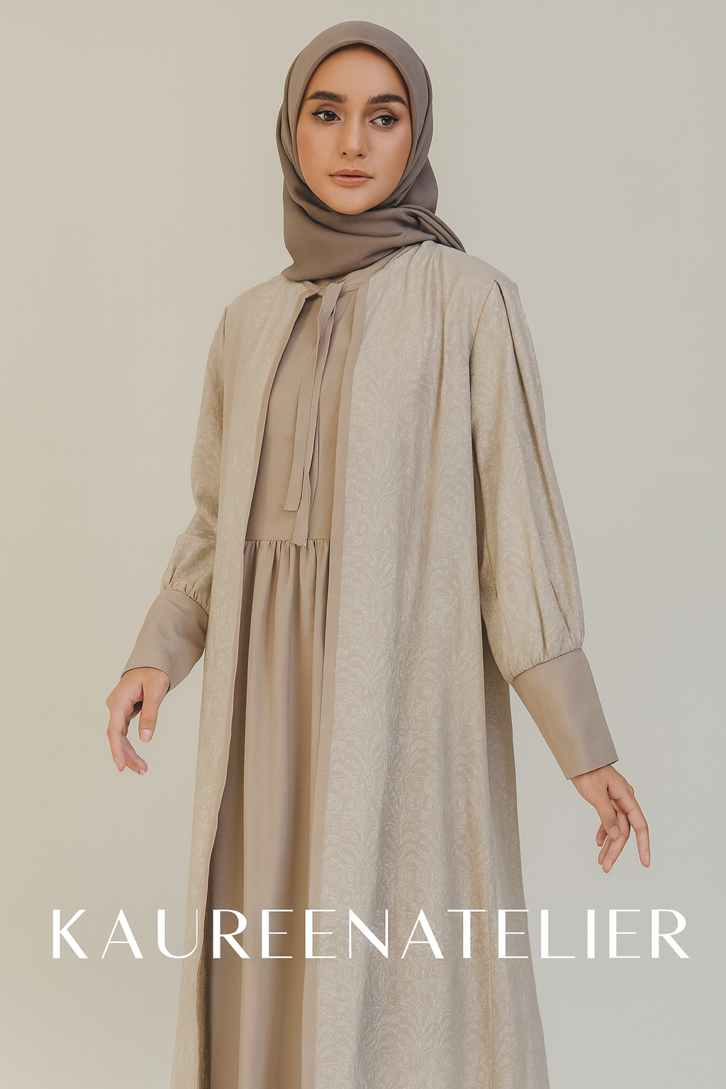 Gaun Abaya Modest