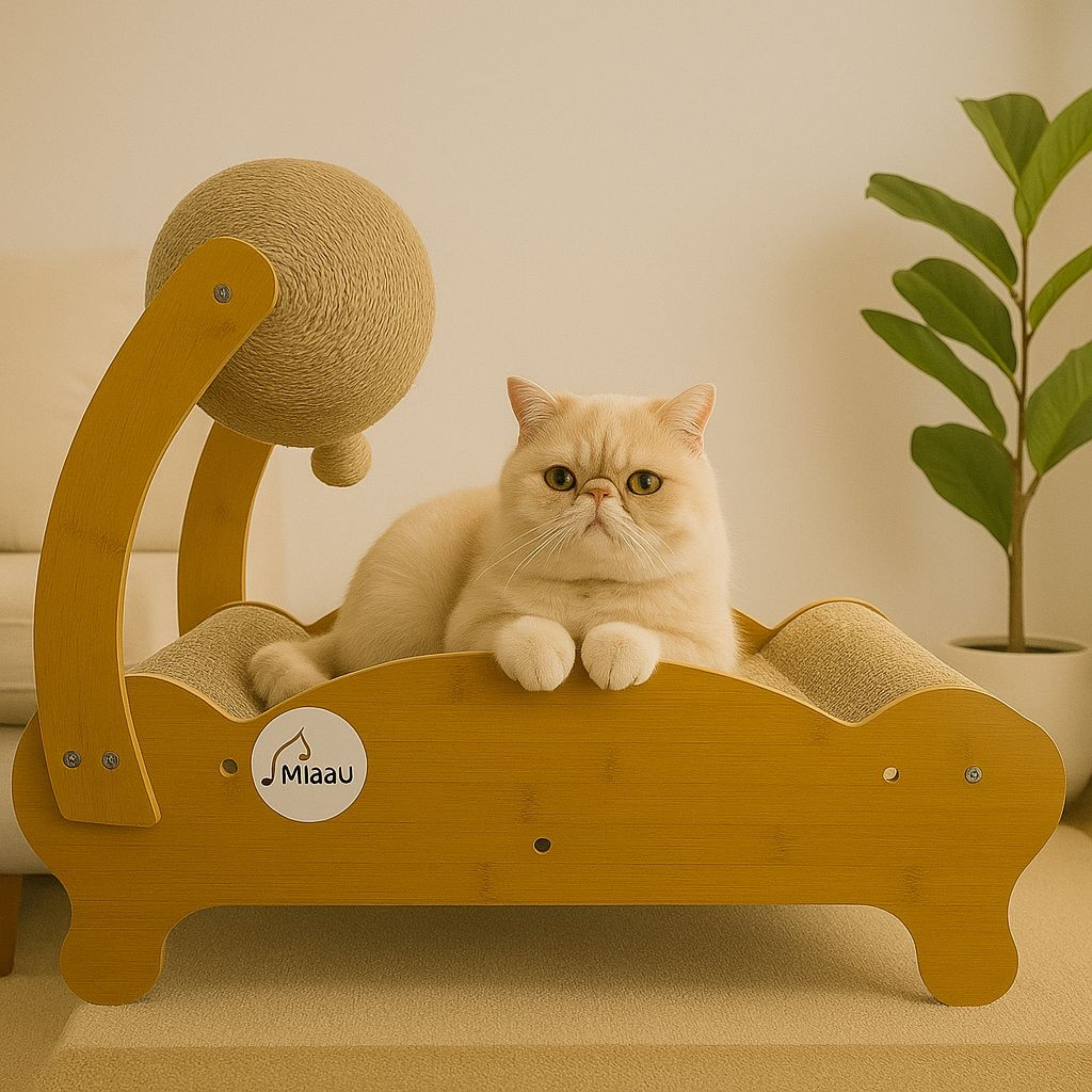 Sofá y rascador para gatos Miaau