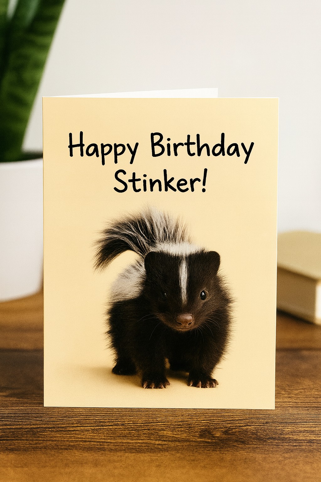 Happy Birthday Stinker Pun Greeting Card