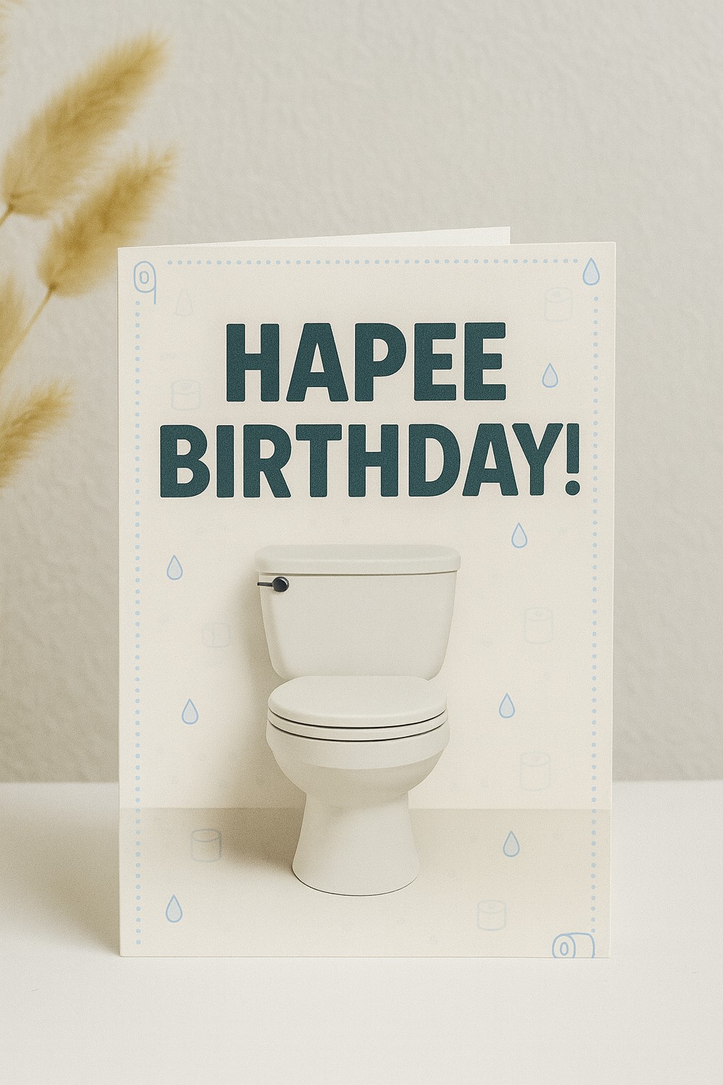 #1 Bathroom-Themed Birthday Card