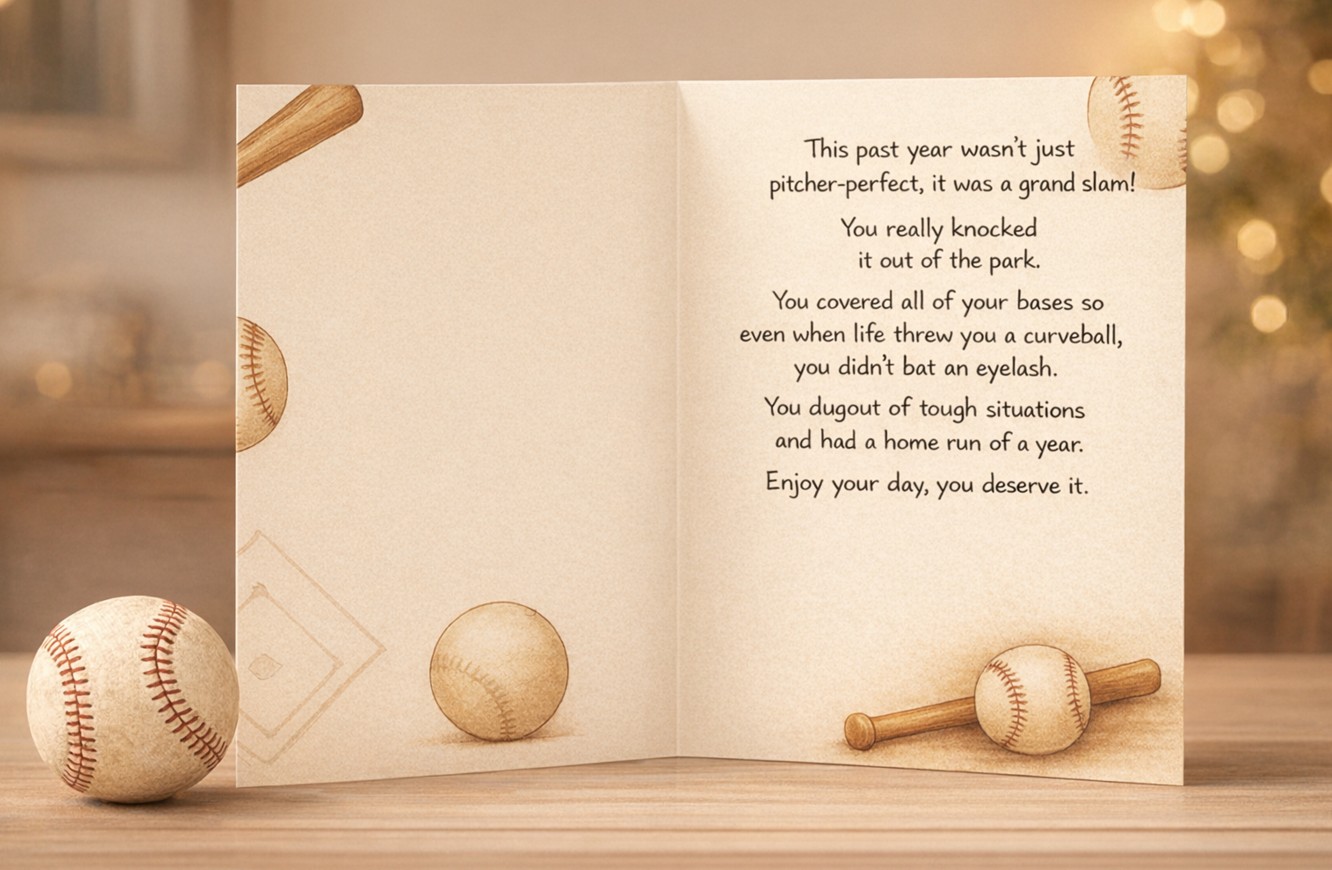 Baseball-themed Greeting Card