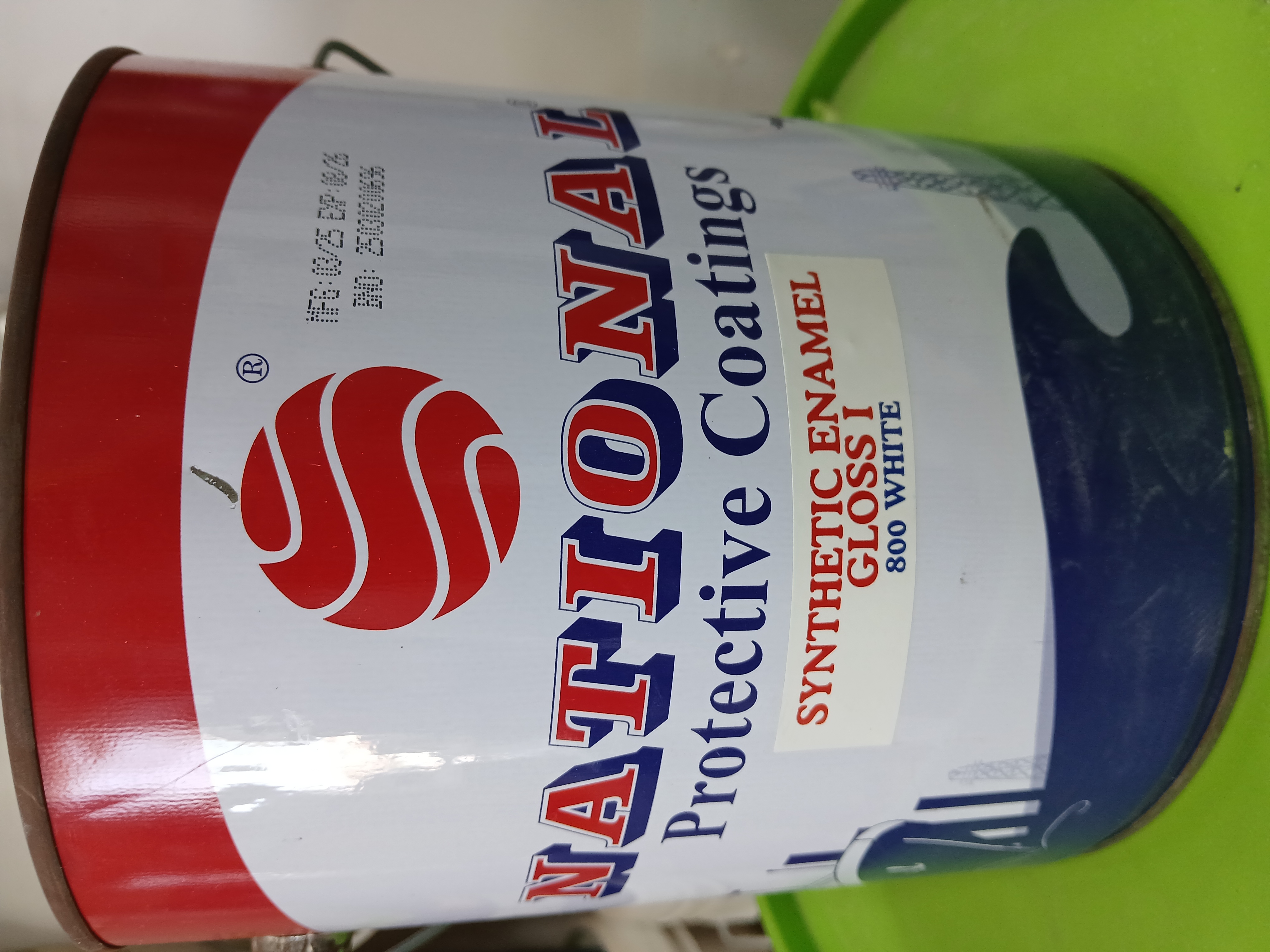 NATIONAL PROTECTIVE COATINGS SYNTHETIC ENAMEL GLOSS - 800 WHITE