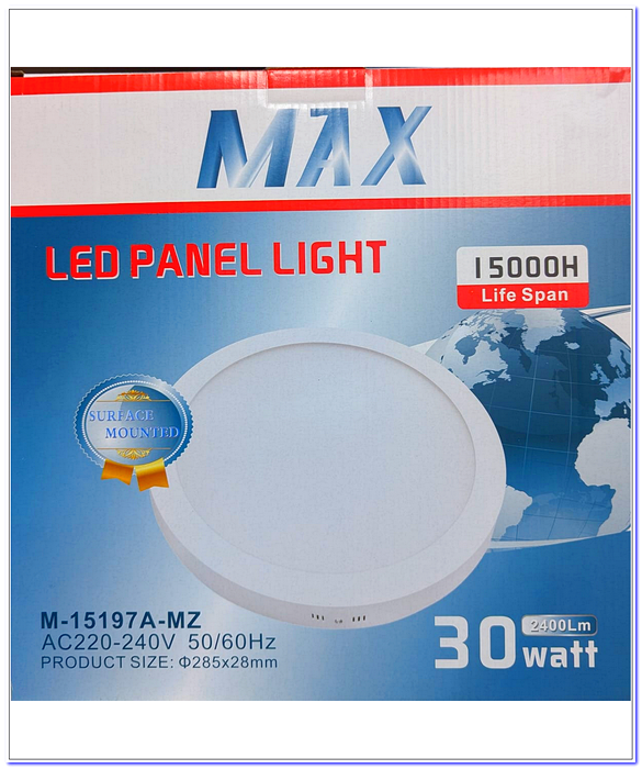 MAX 30W LED PANEL LIGHT