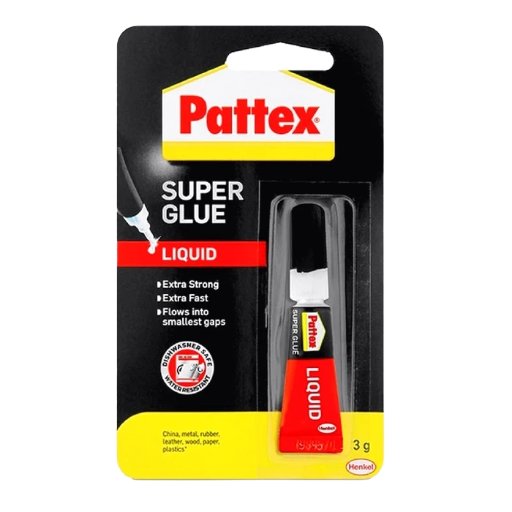 PATTEX SUPER GLUE LIQUID - EXTRA STRONG, EXTRA FAST