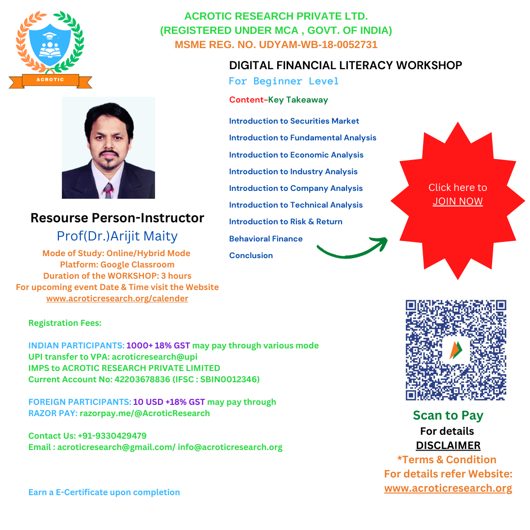 DIGITAL FINANCIAL LITERACY WORKSHOP