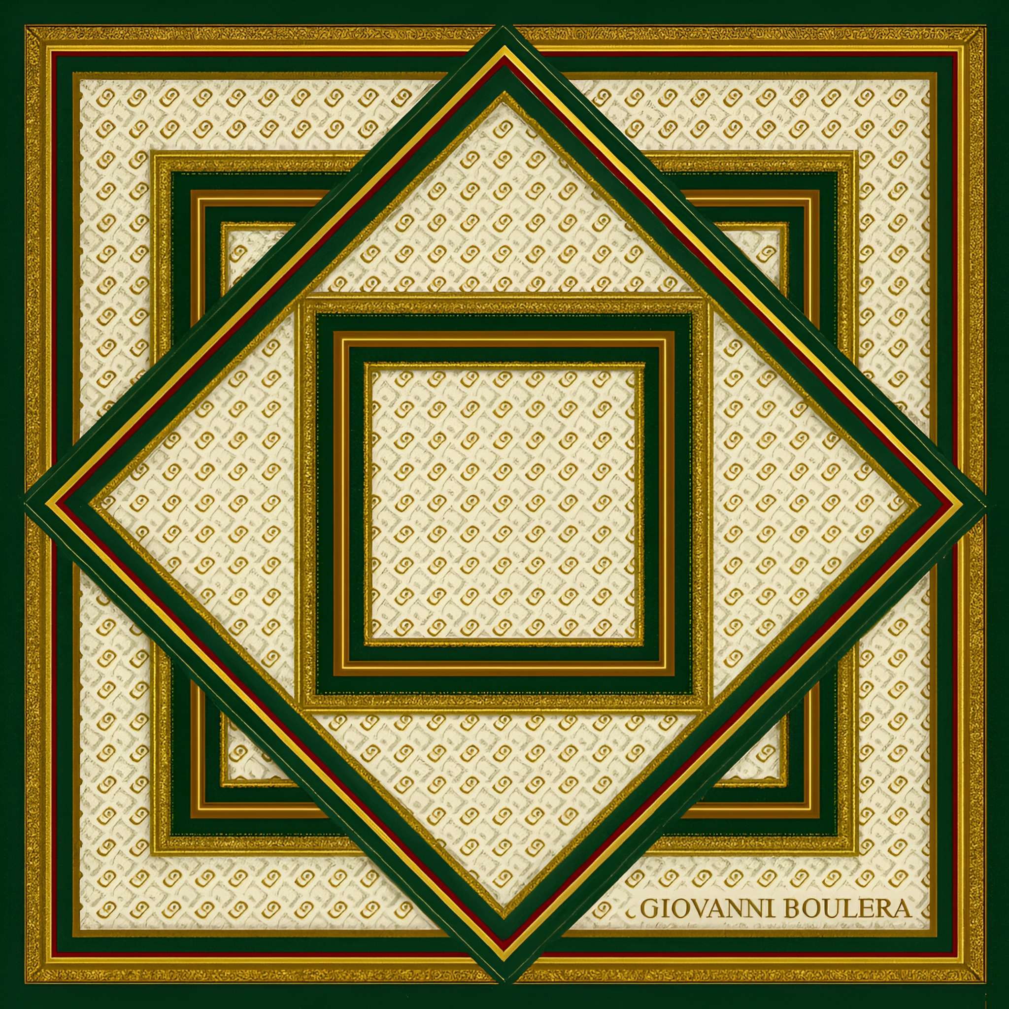 Giovanni Boulera Desenli Eşarp GB3876001