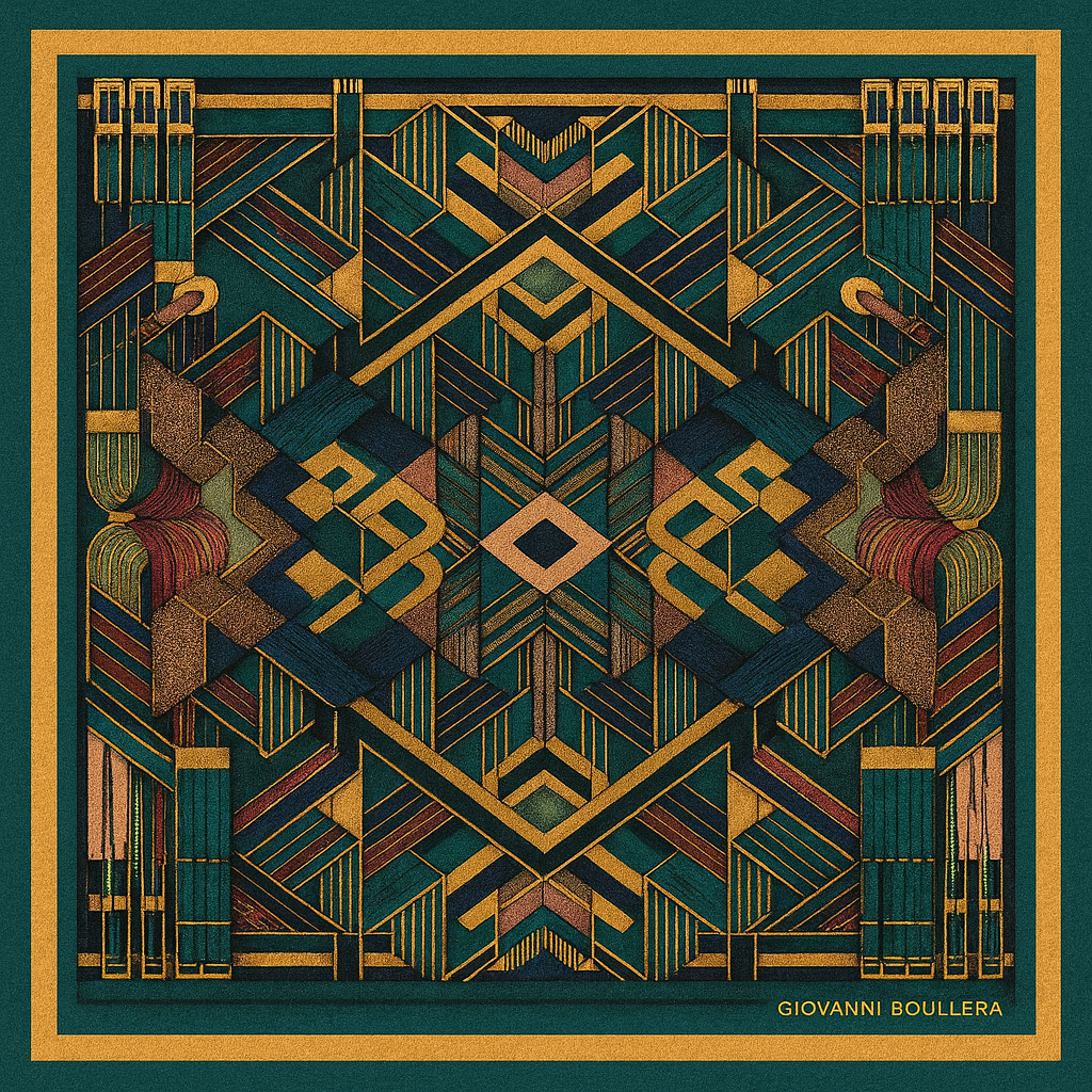 Giovanni Boullera Tasarımı Geometrik Poster GB3875002