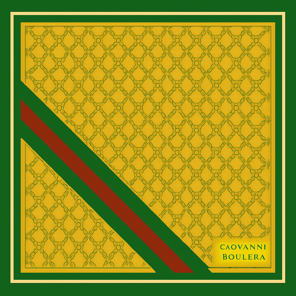 Desenli İpek Fular GB3871505