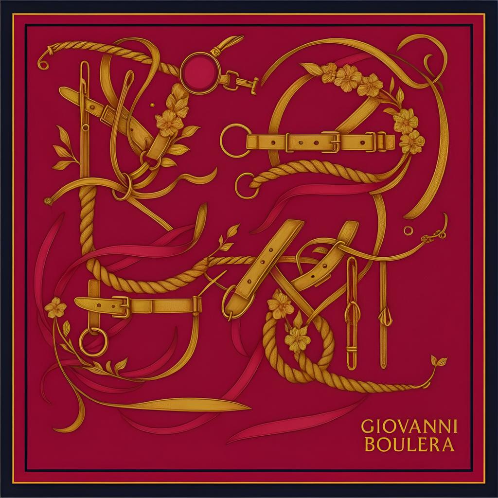 Giovanni Boulera Kırmızı Eşarp