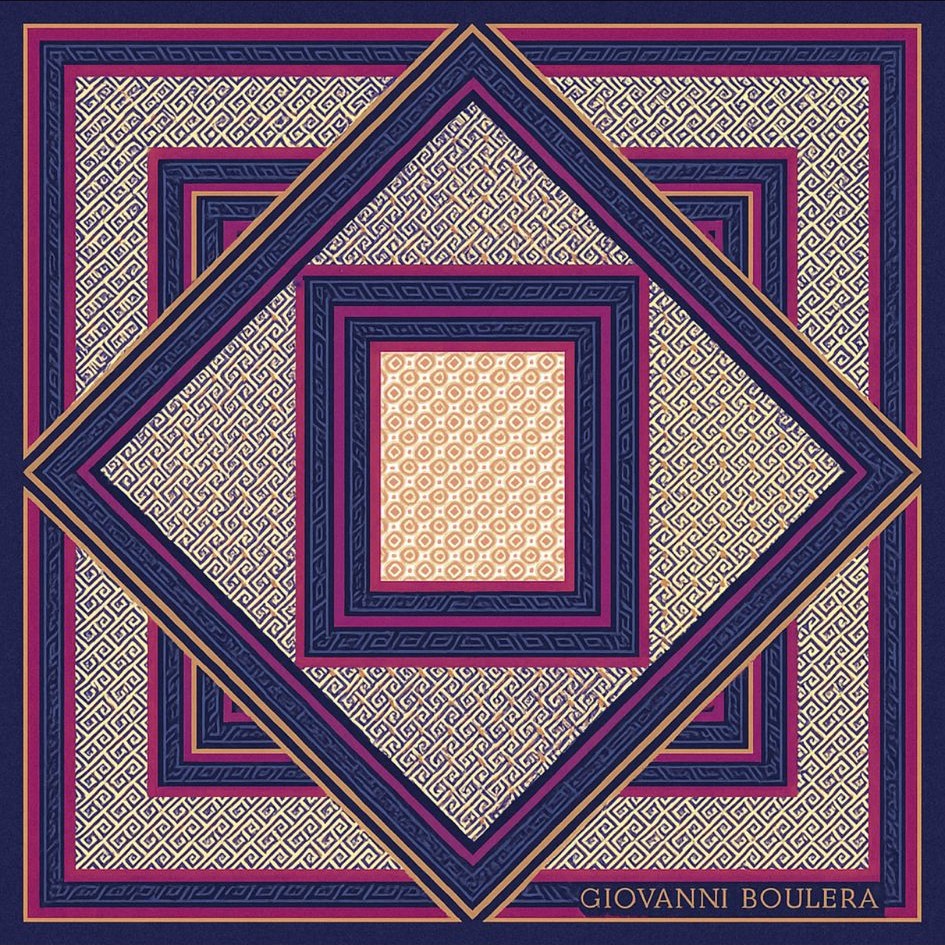 Giovanni Boulera Desenli İpek Fular GB3876007