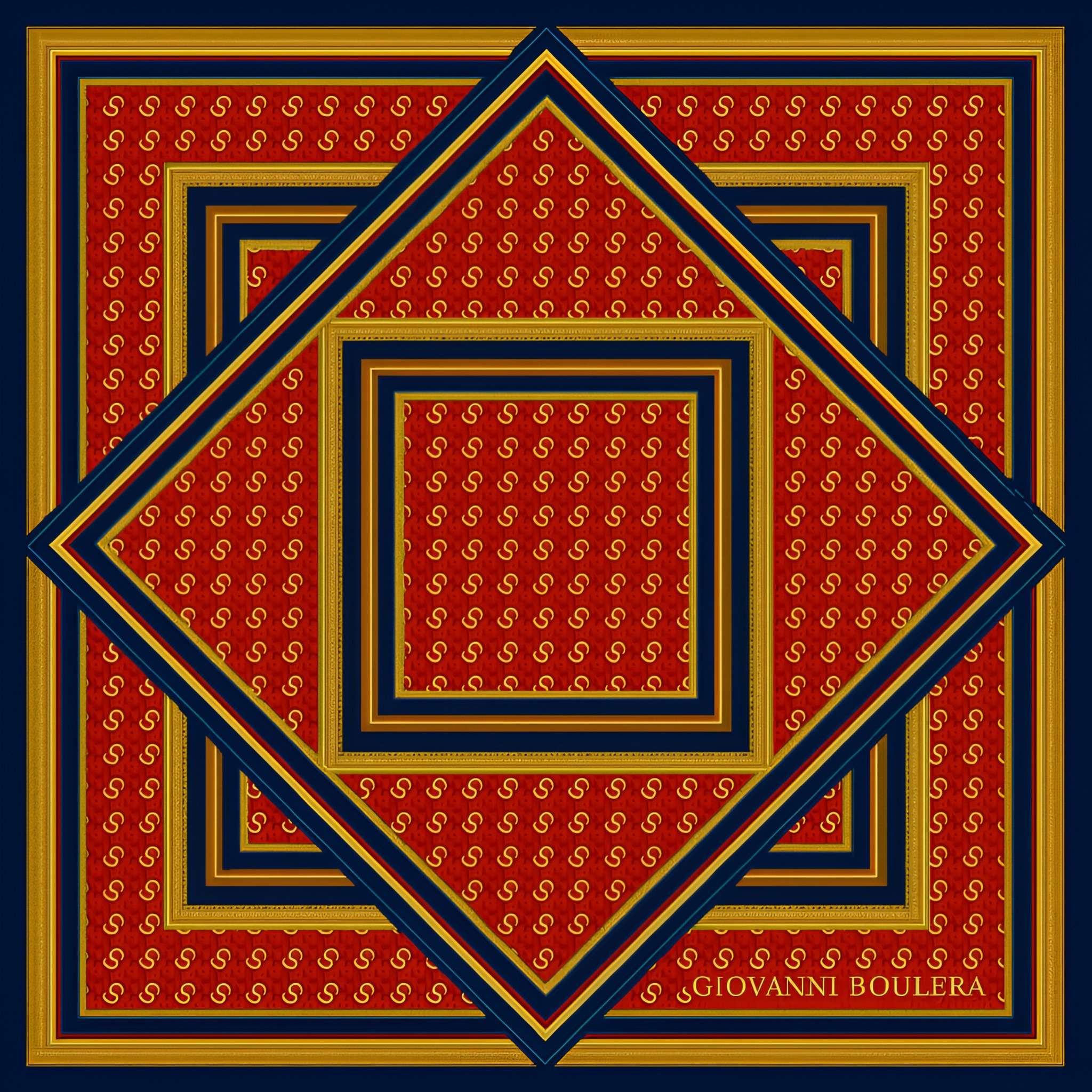 Giovanni Boulèra Tasarımı İpek Fular GB3876002