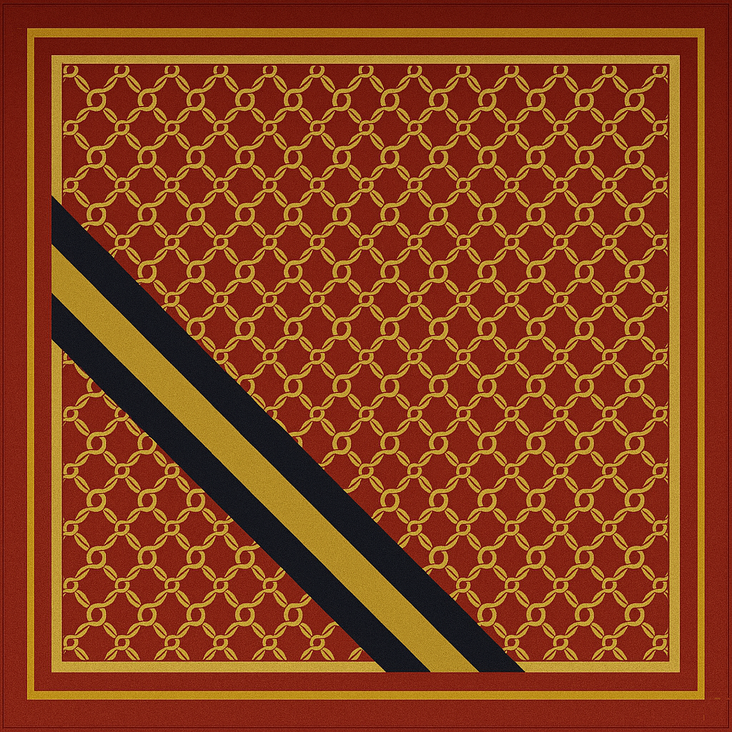 Desenli İpek Eşarp GB3871502