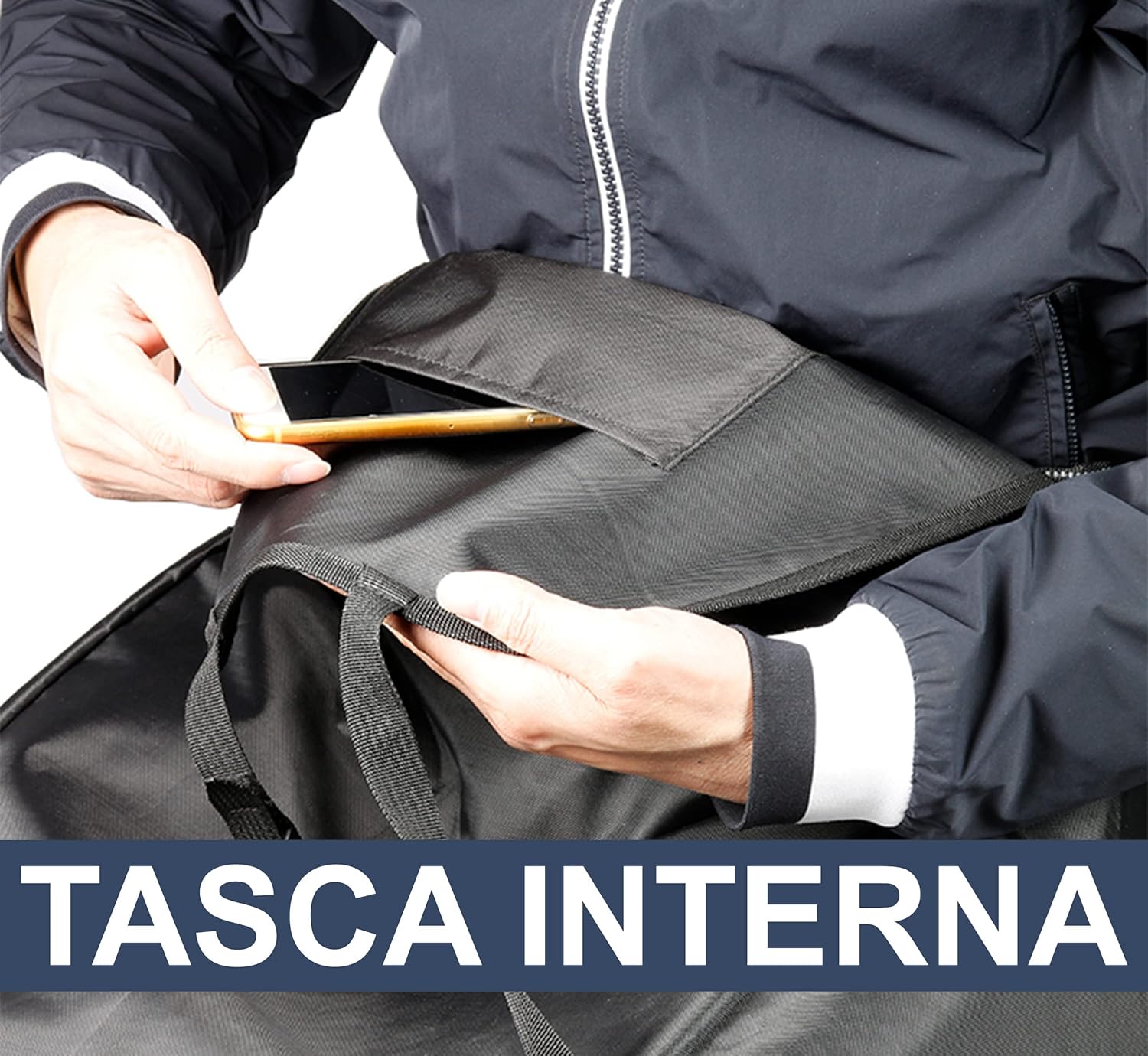 Kit Telo Coprigambe Felpato Per Moto