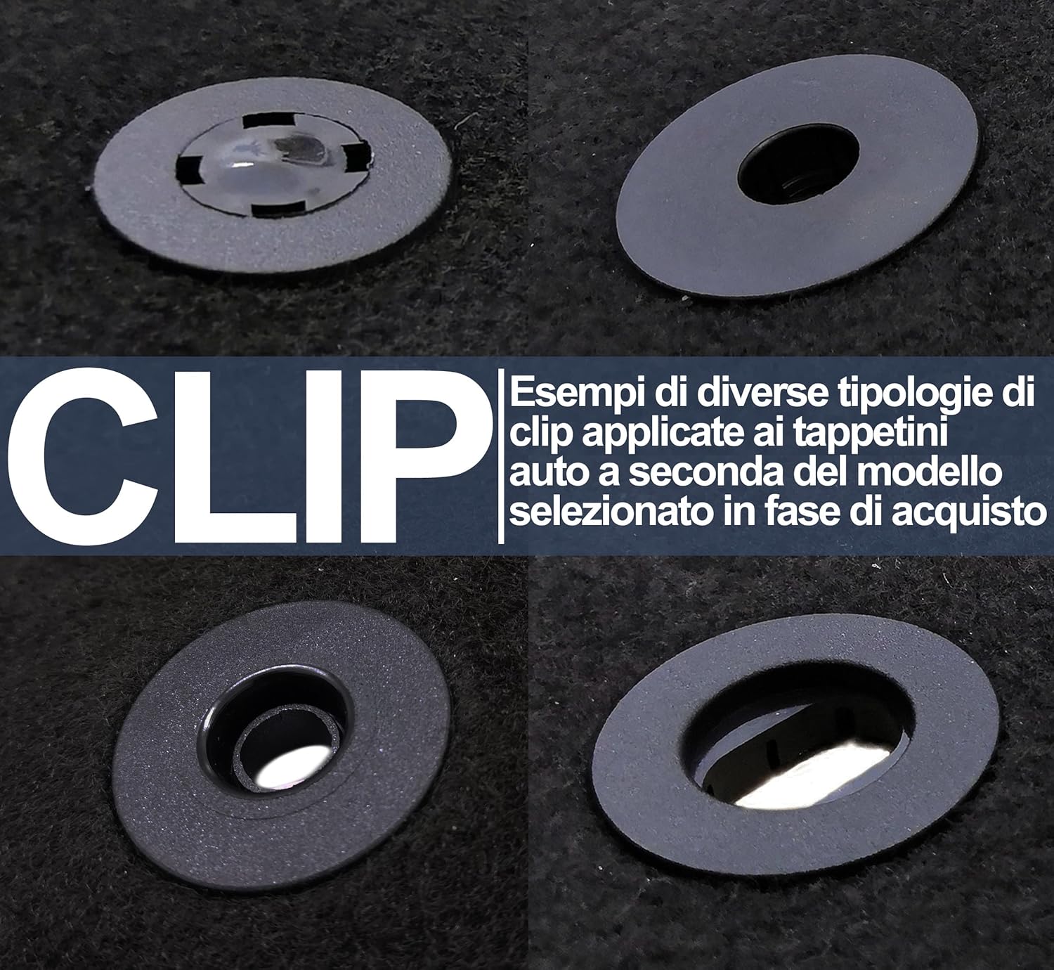 Tappetini Sagomati Auto Compatibili Per Panda dal 2012