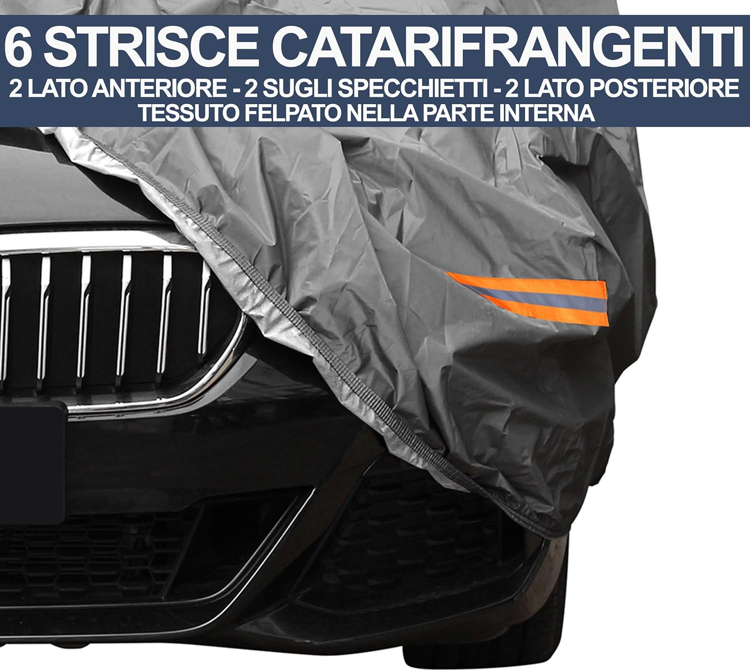 Copriauto Impermeabile Universale In tessuto Peva 100g felpato