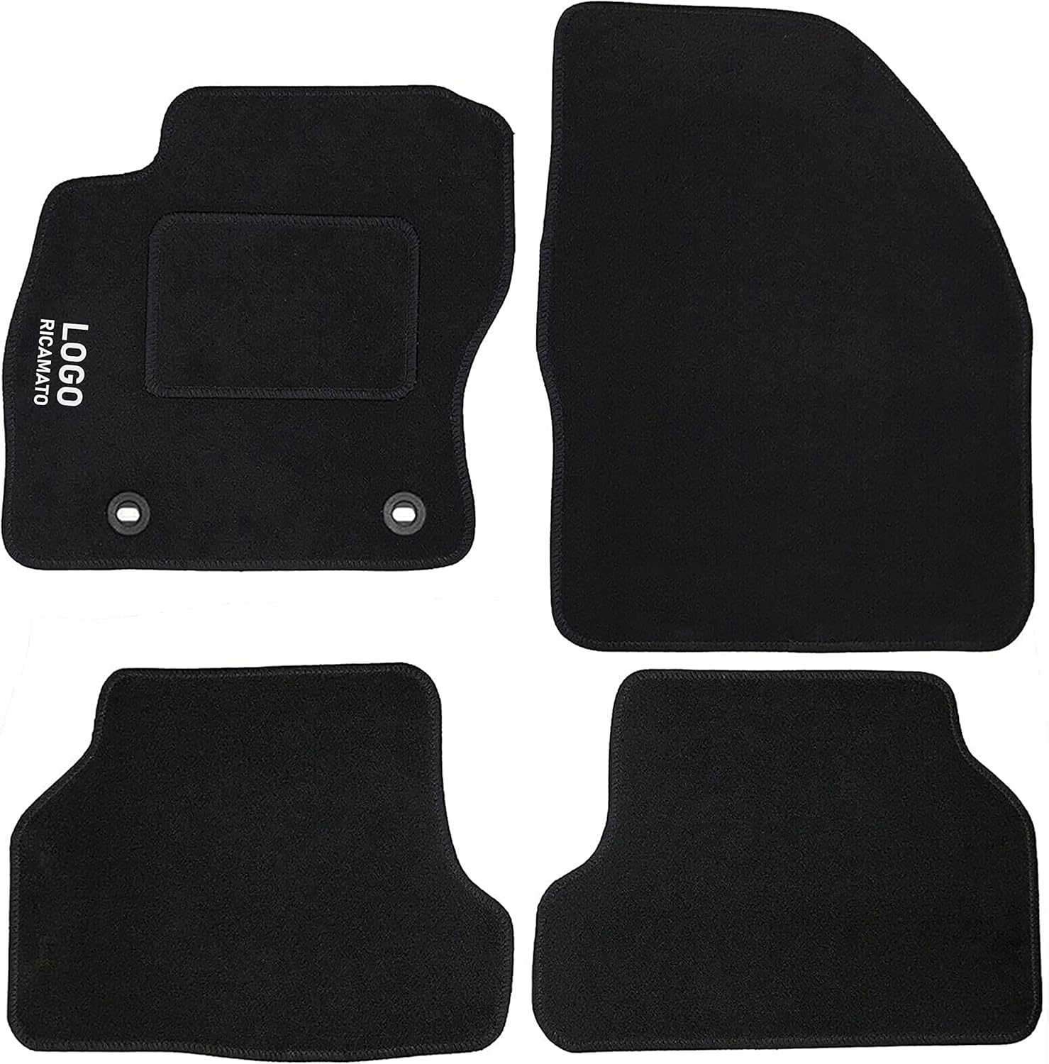 Tappetini auto Compatibili con Focus Set Da 4 Pezzi