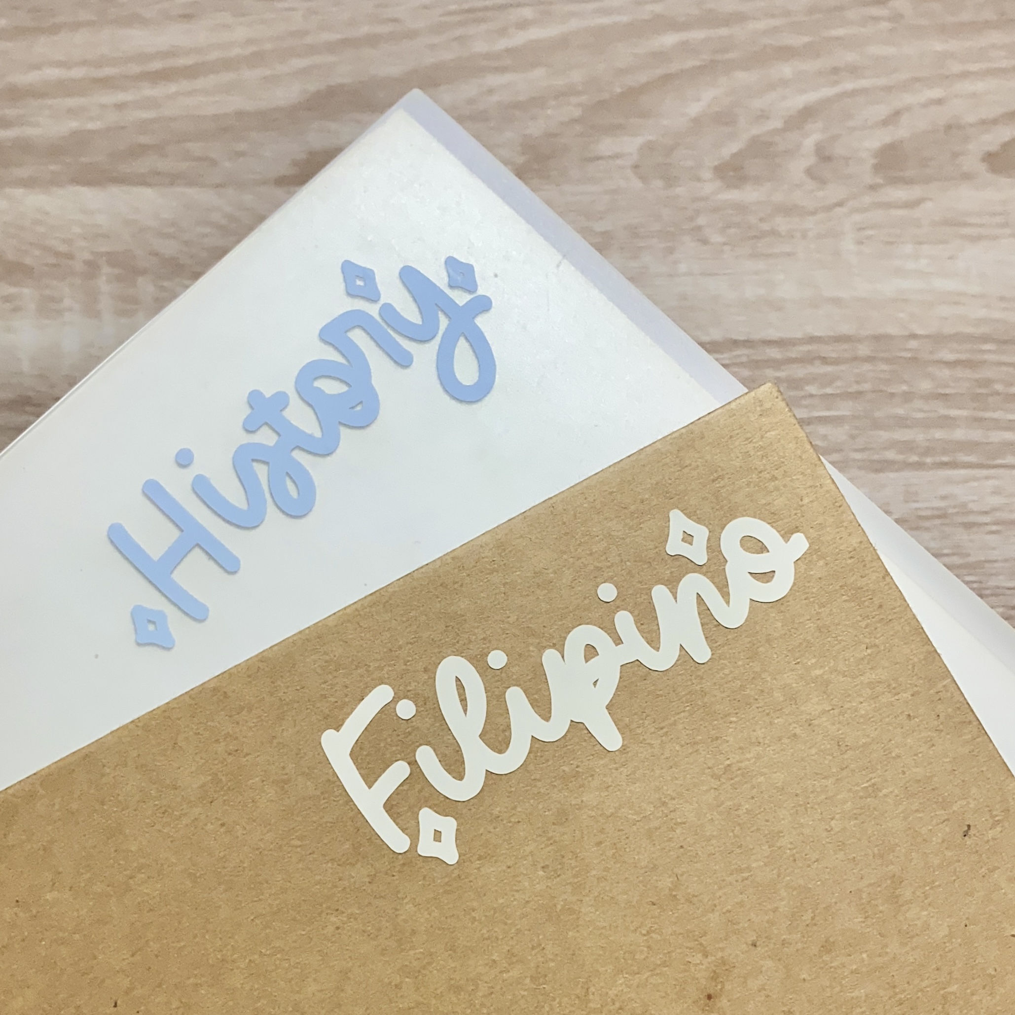 Custom Calligraphy Name Stickers