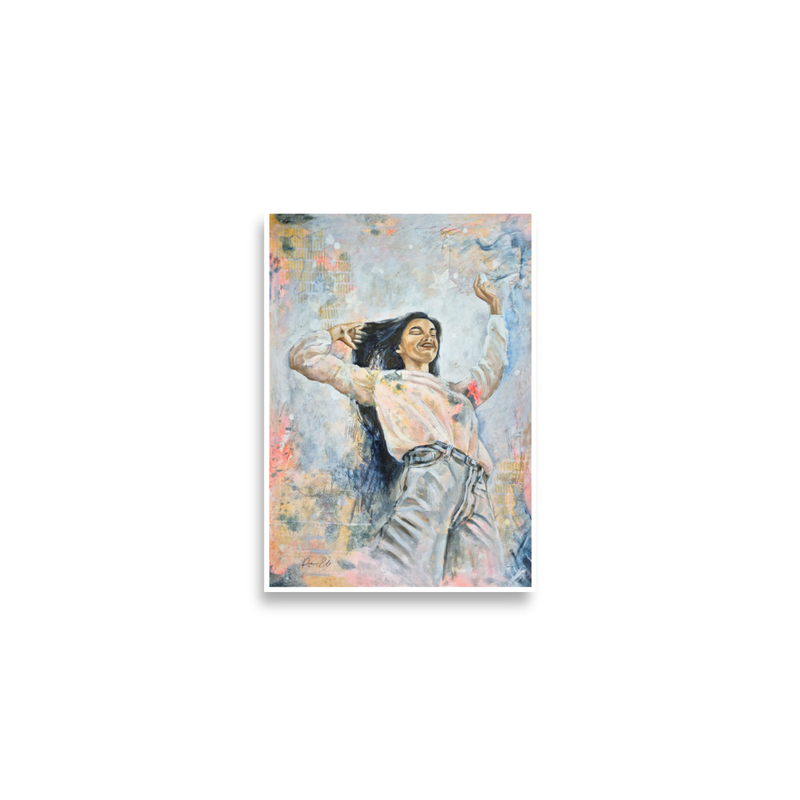 "REFINED BY JOY" Paper Print
