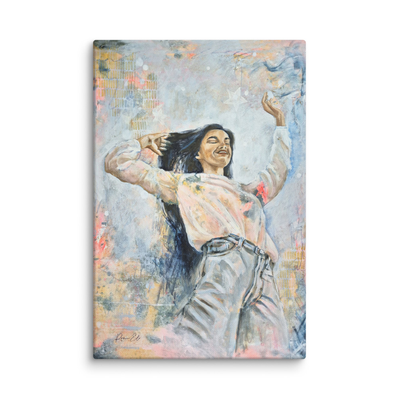 "REFINED BY JOY" Canvas Print