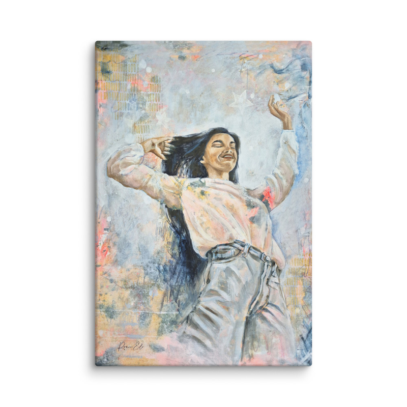 "REFINED BY JOY" Canvas Print