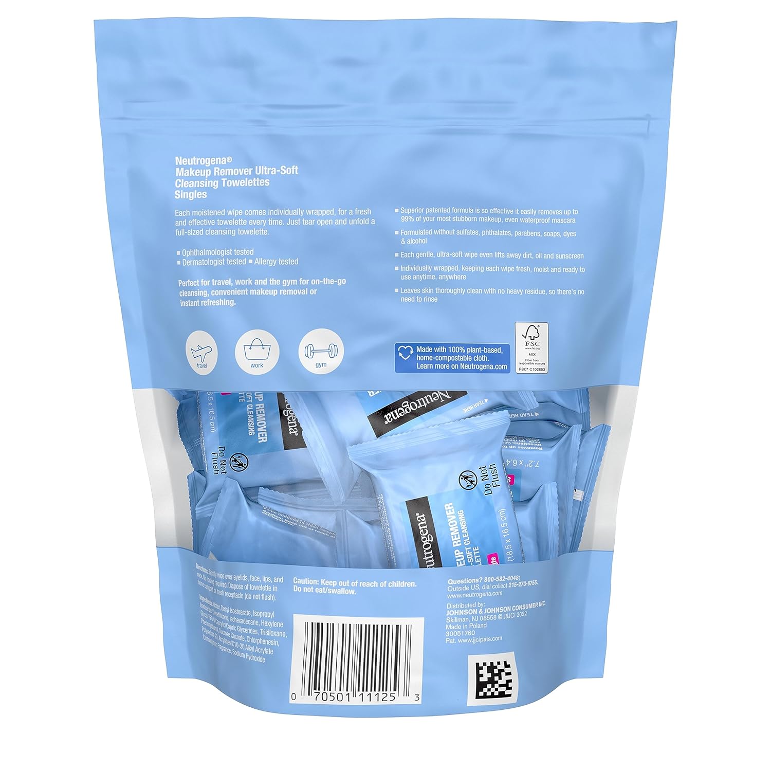 Neutrogena Makeup Remover Wipes Singles