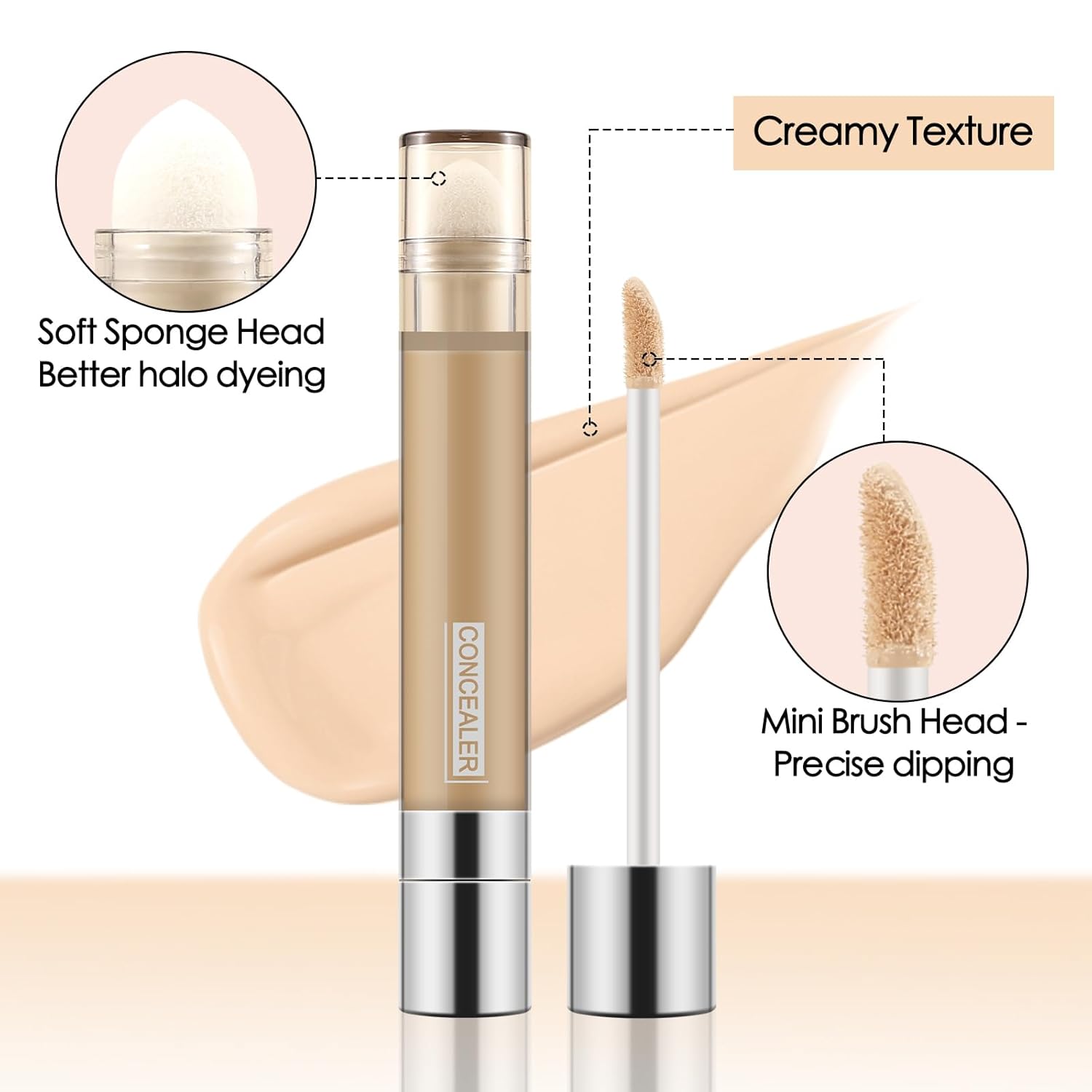 Boobeen Dual Ended Liquid Concealer Stick for Women