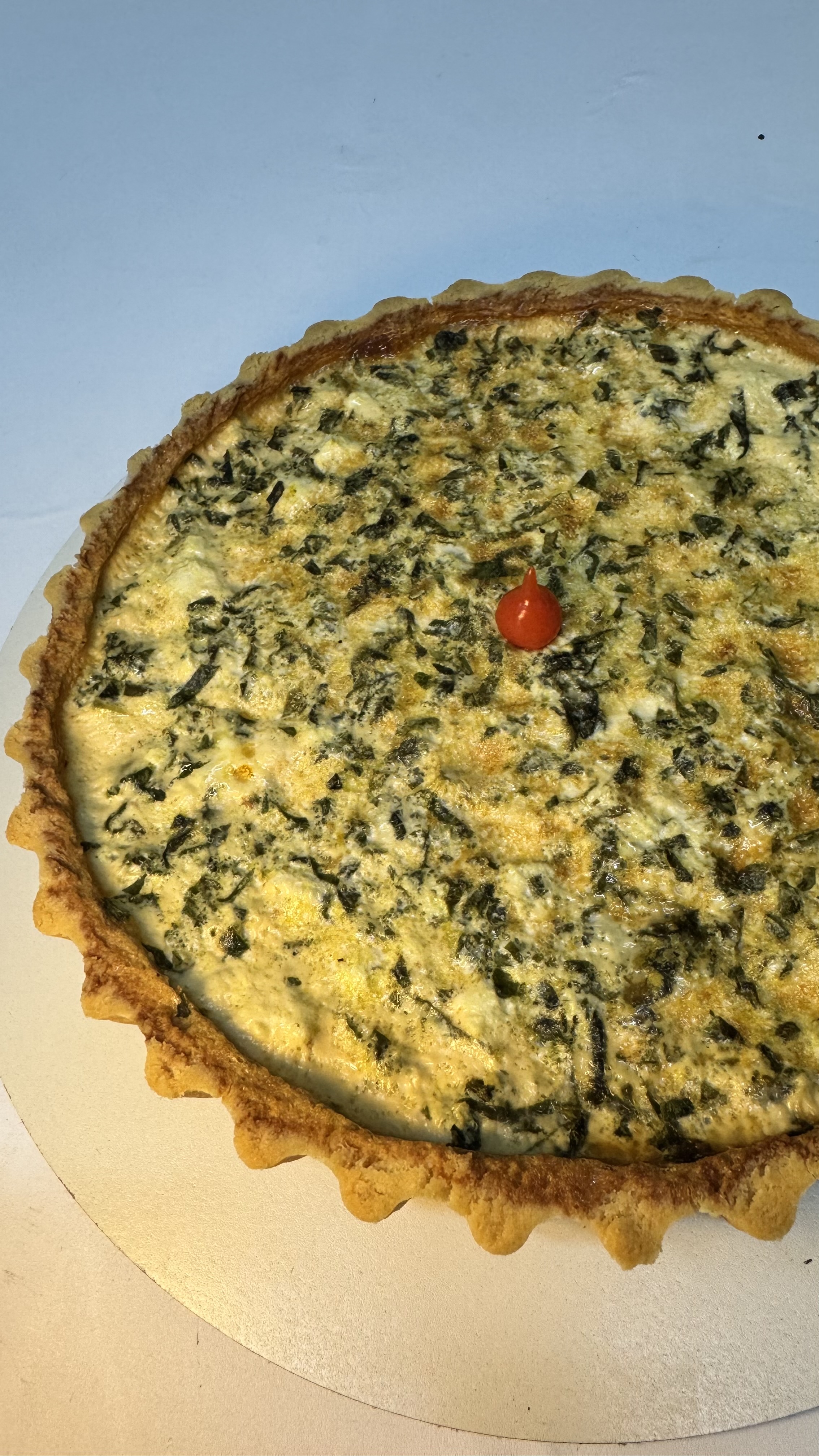 Quiche de espinafre