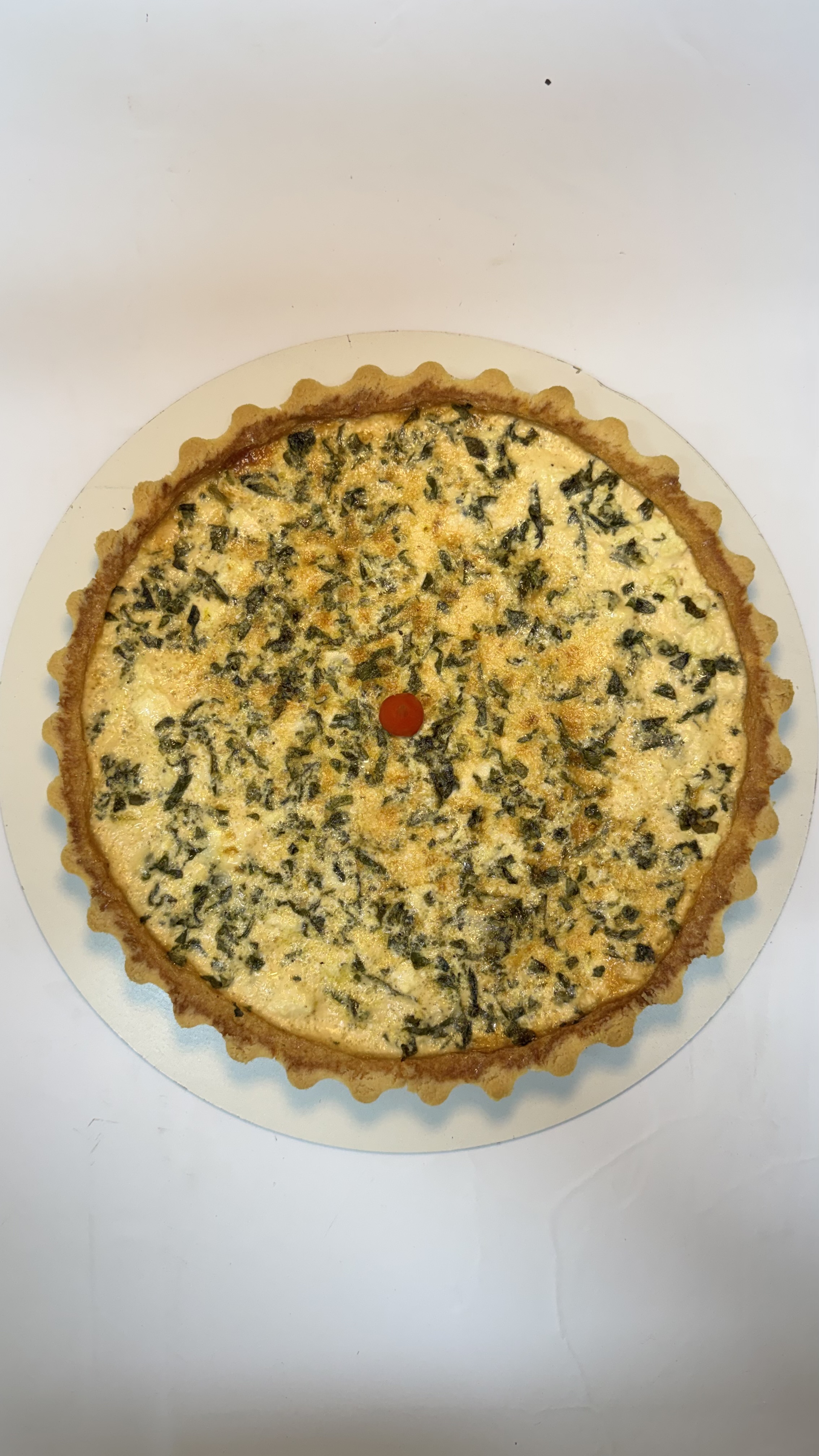 Quiche de espinafre