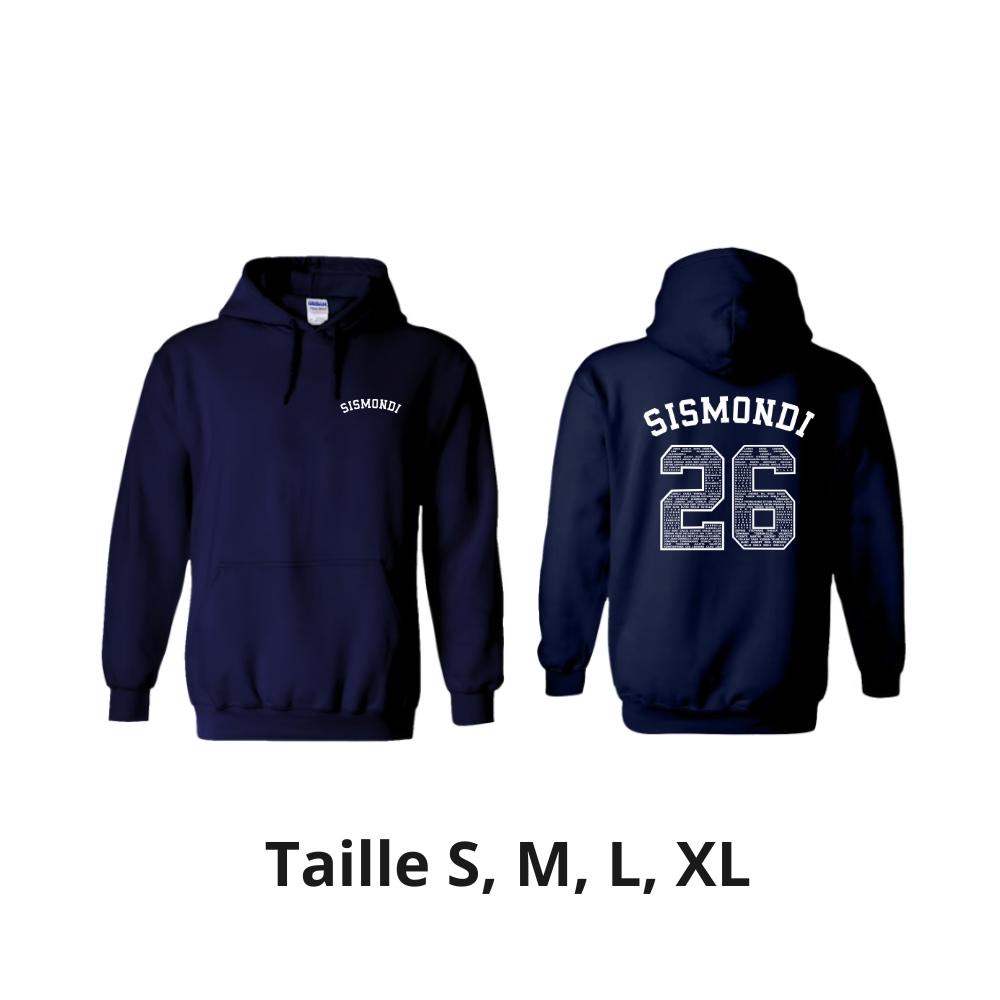 Sweat à capuche 4ème SISMONDI