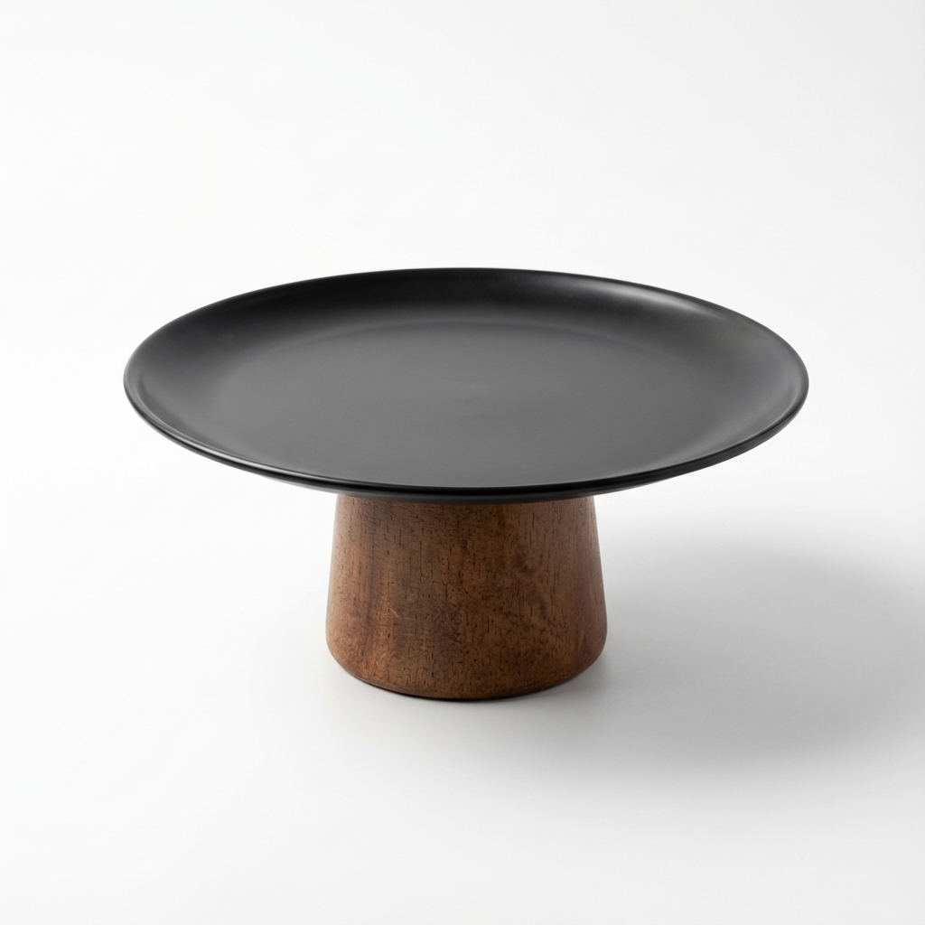 Plat à gâteau sur pied