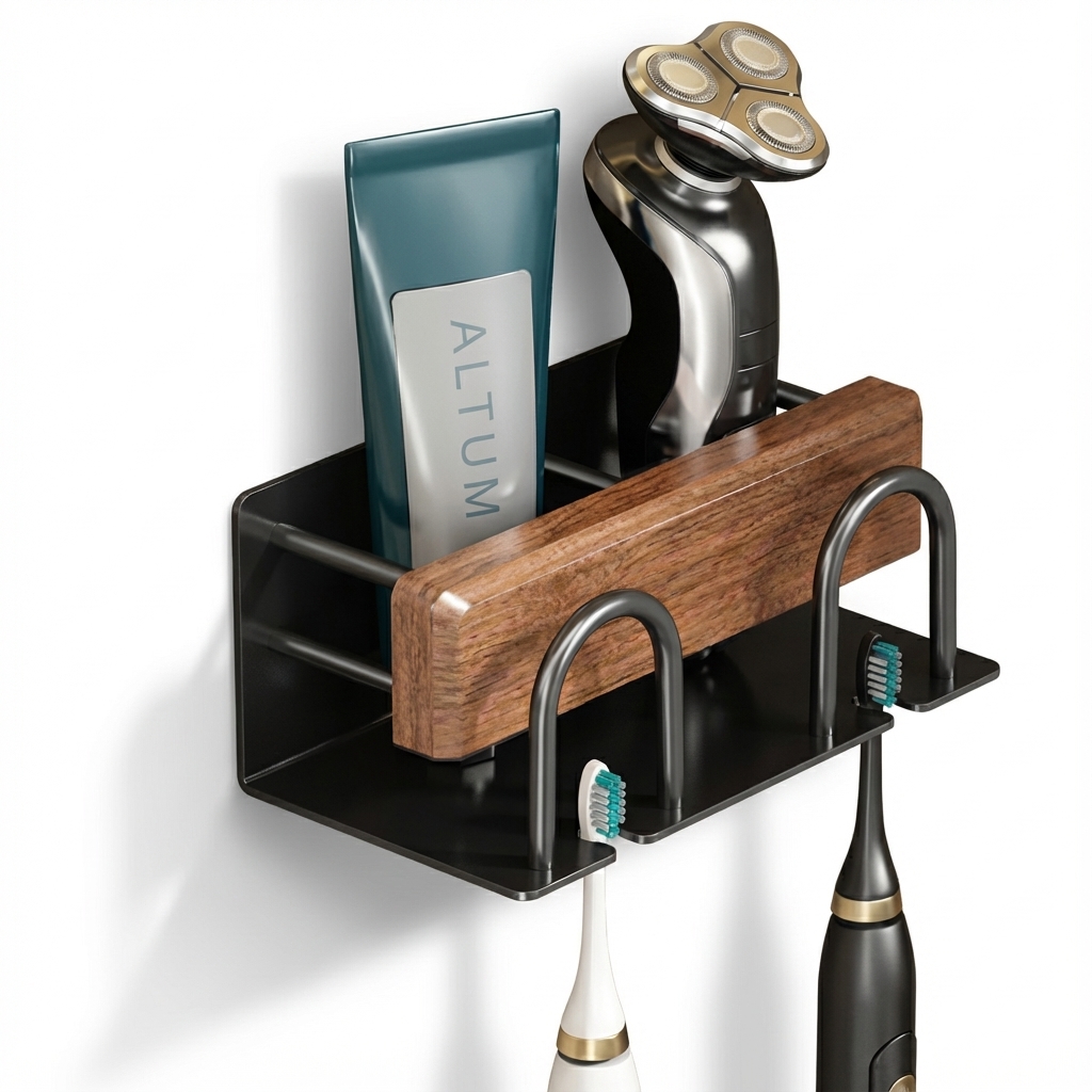 Porte accessoires de salle de bain