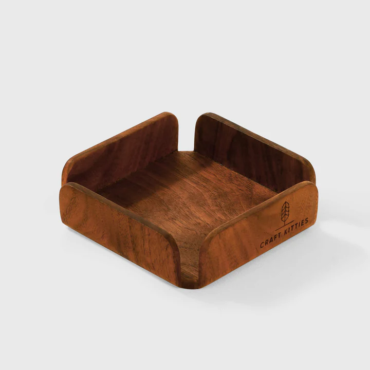 Support de sous-verres en bois